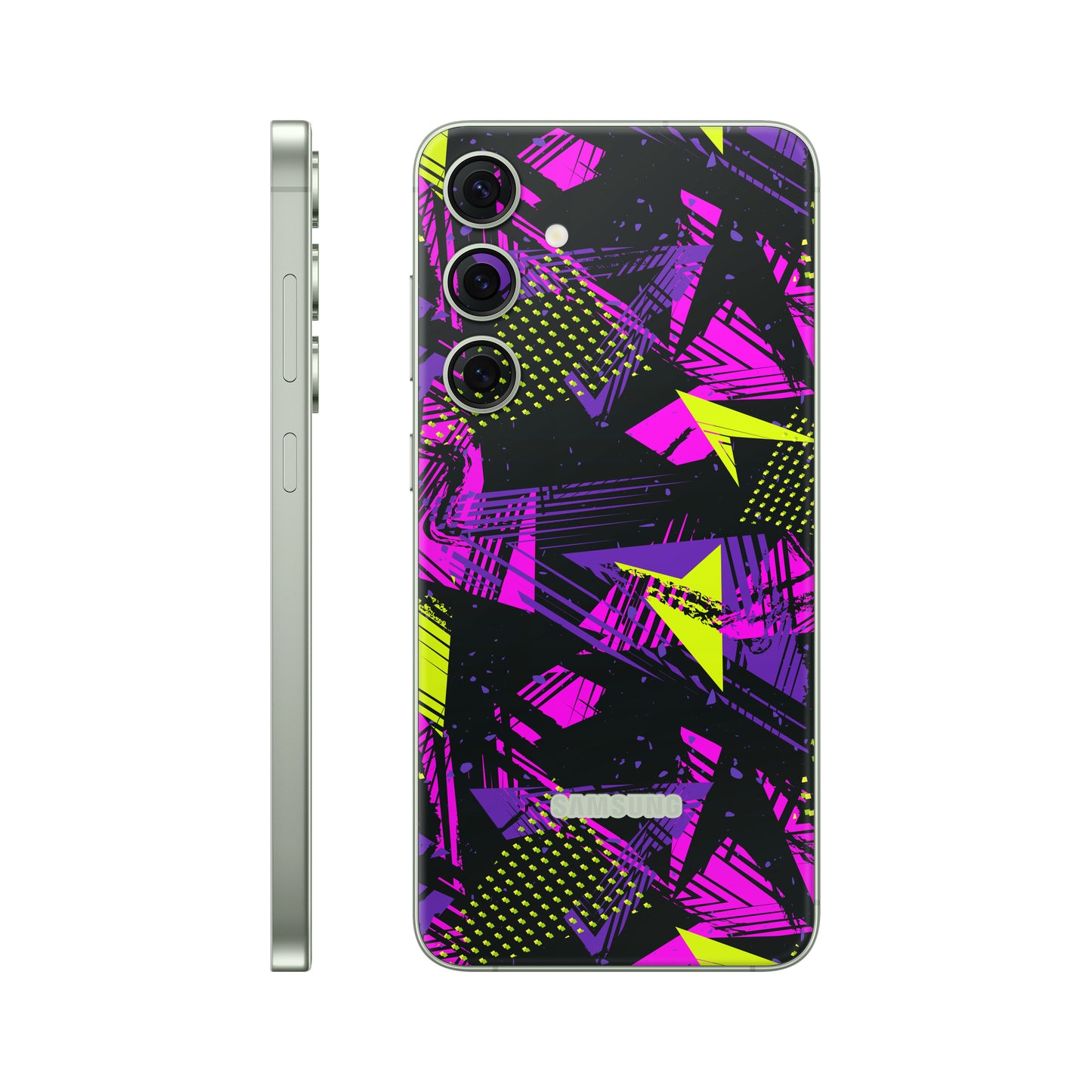 Folie de protectie Samsung Galaxy S24, eSkins Signature, Skin Urban Graffiti