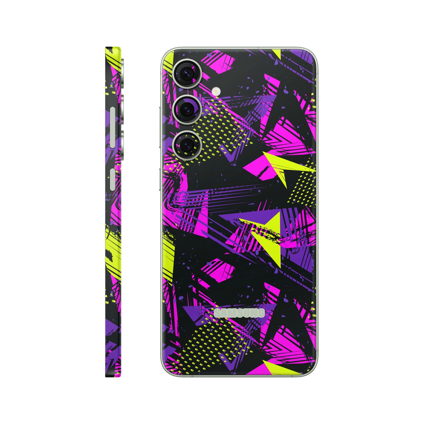 Folie de protectie Samsung Galaxy S24, eSkins Signature, Skin Urban Graffiti