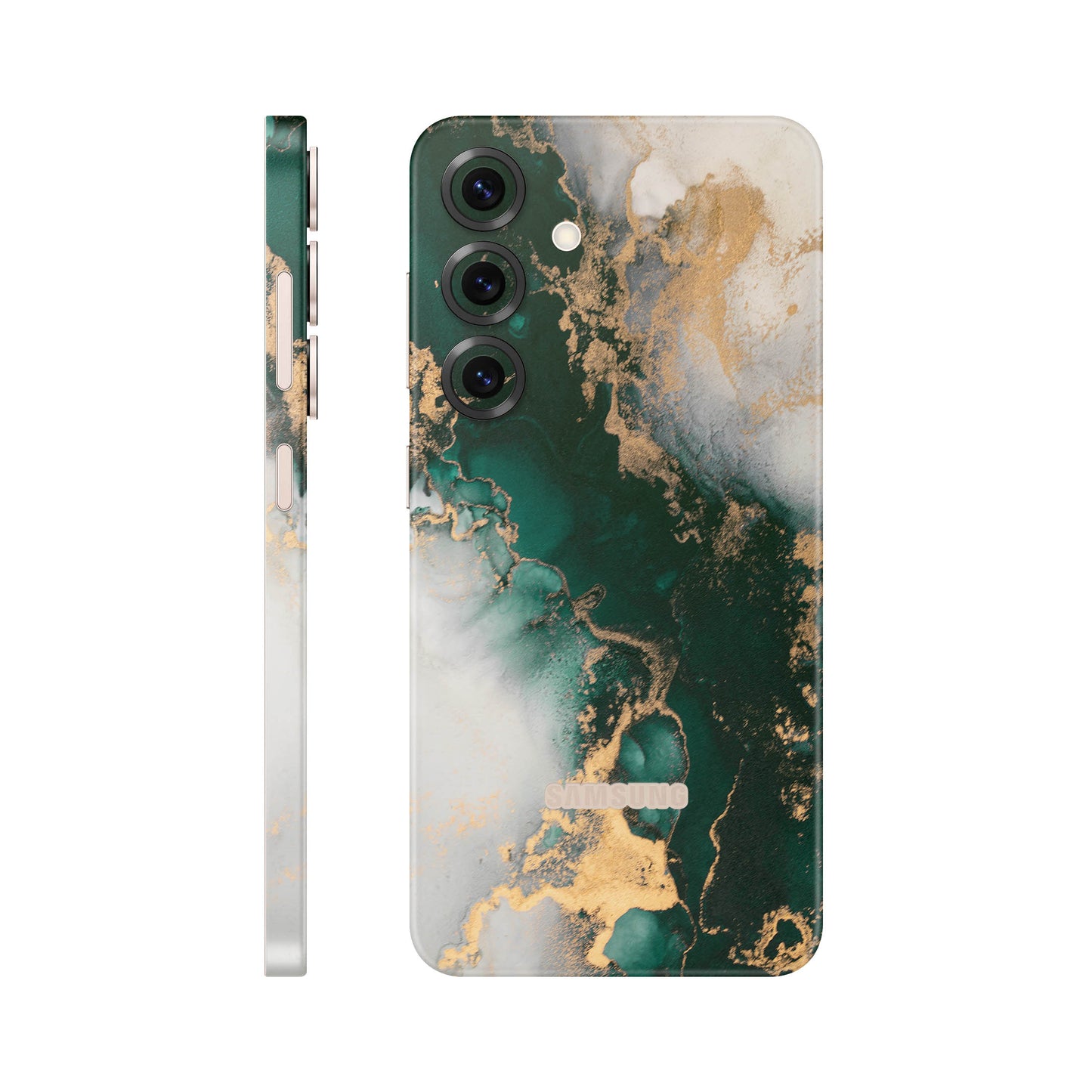 Folie de protectie Samsung Galaxy S25, eSkins Signature, Forest Mist