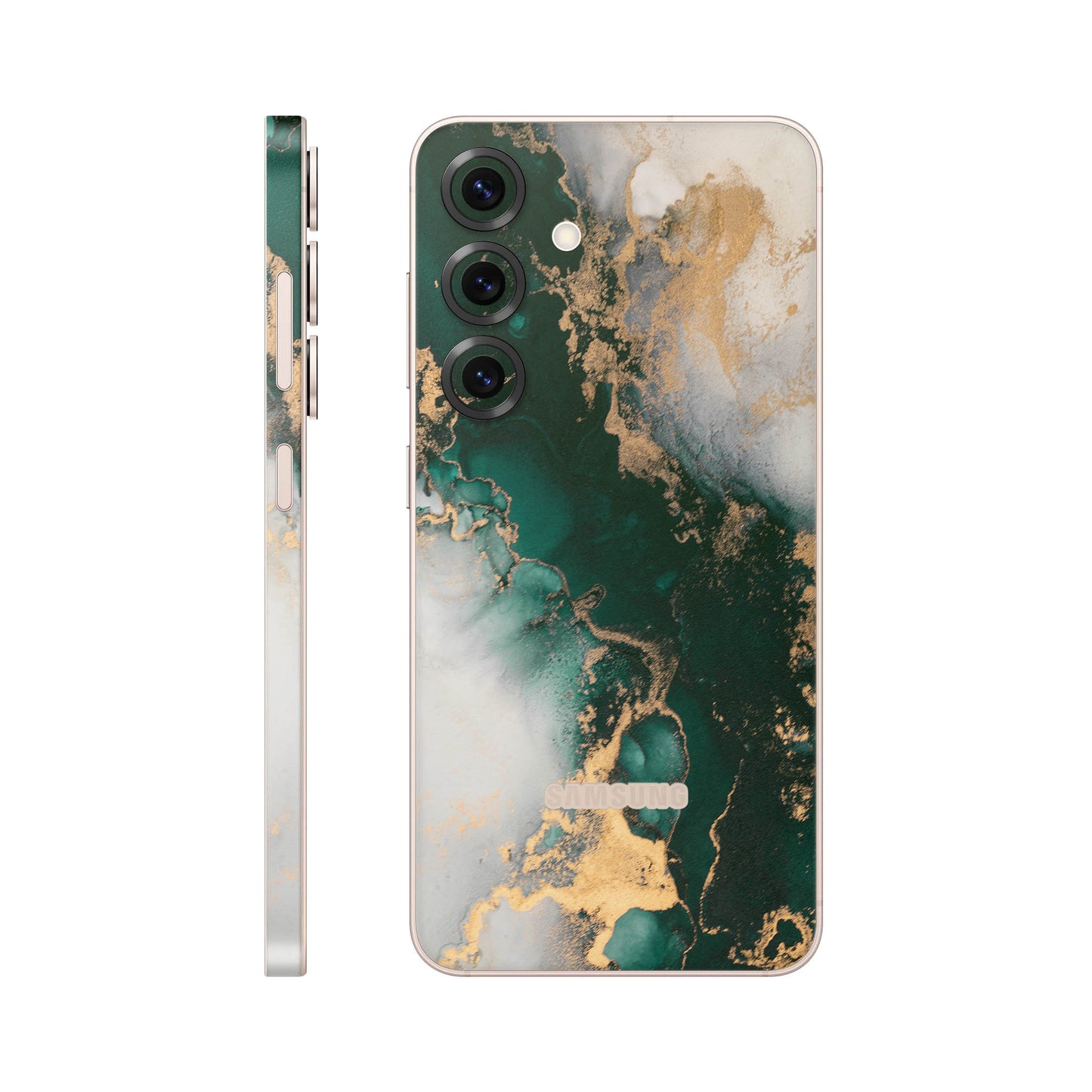 Folie de protectie Samsung Galaxy S25, eSkins Signature, Forest Mist