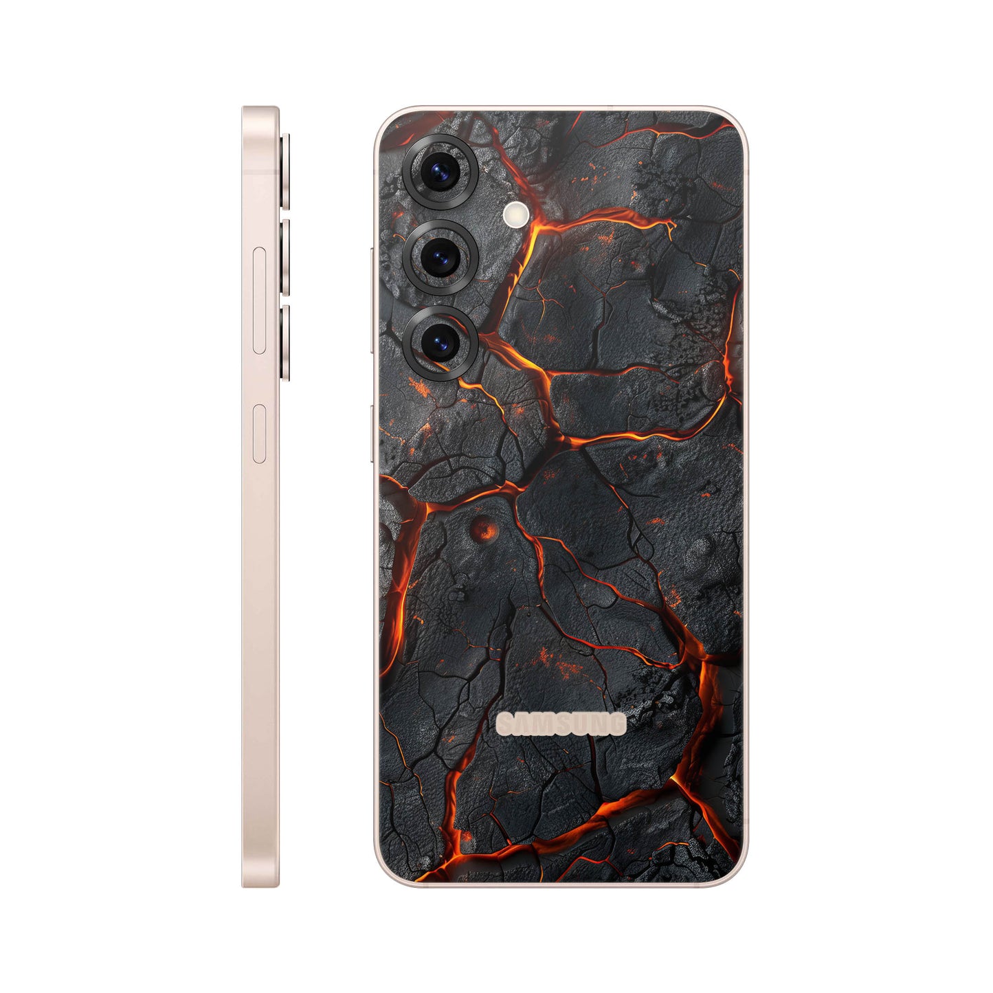 Folie de protectie Samsung Galaxy S25, eSkins Signature, Skin Inferno Crust