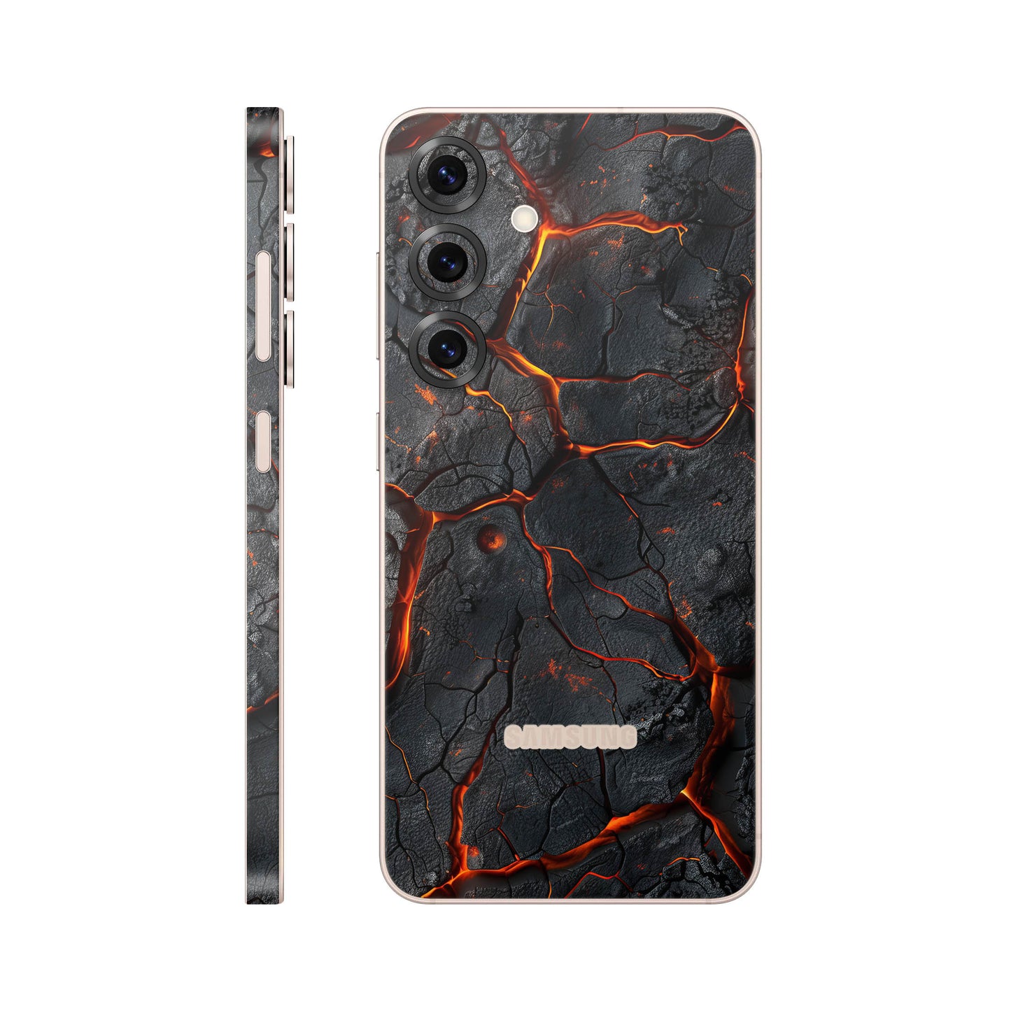 Folie de protectie Samsung Galaxy S25, eSkins Signature, Skin Inferno Crust