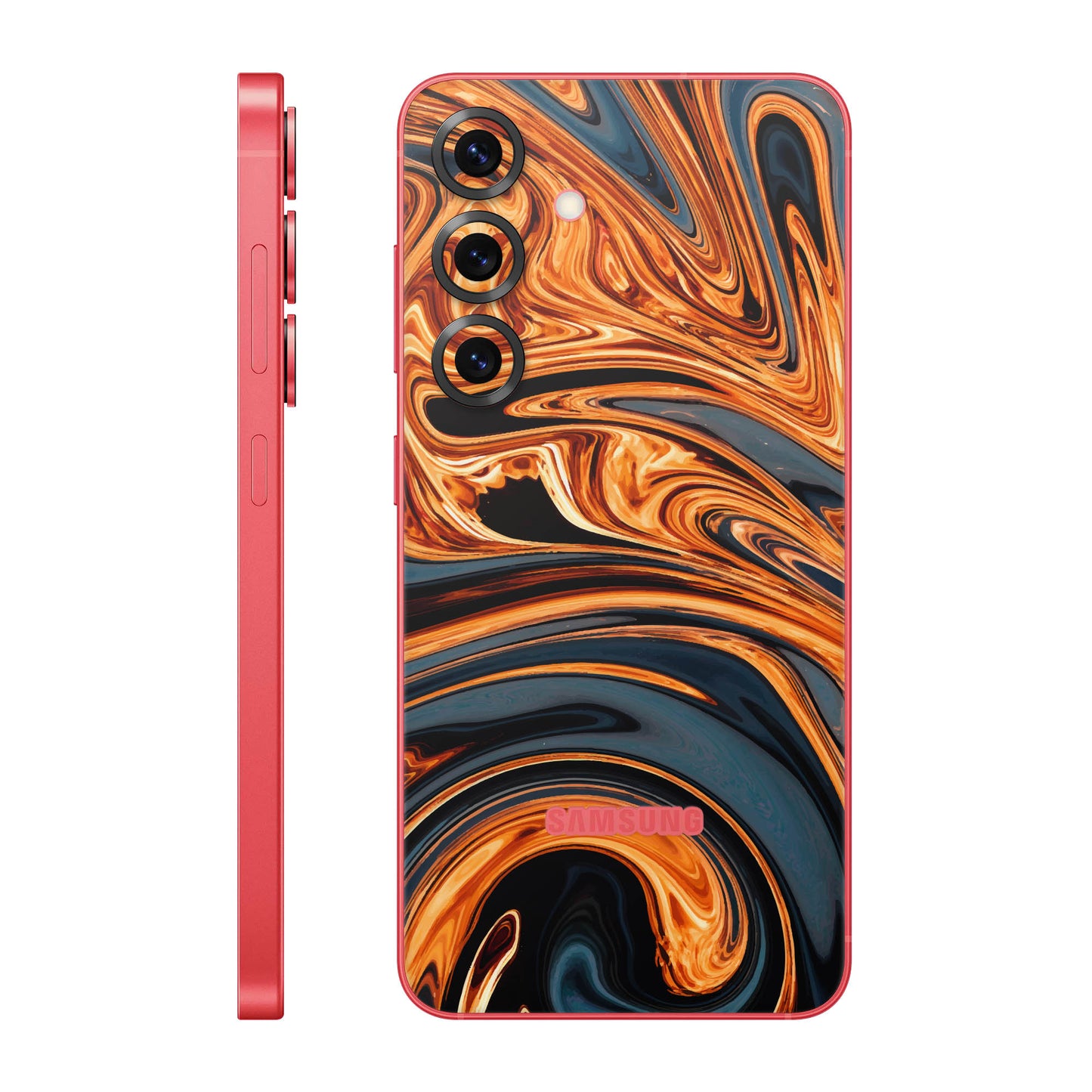 Folie de protectie Samsung Galaxy S25 Plus, eSkins Signature, Skin Amber Blaze