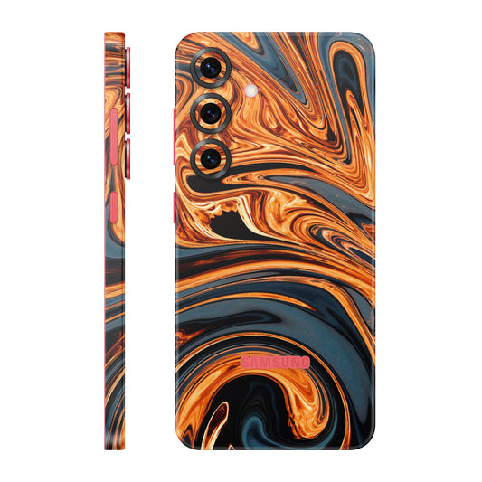 Folie de protectie Samsung Galaxy S25 Plus, eSkins Signature, Skin Amber Blaze