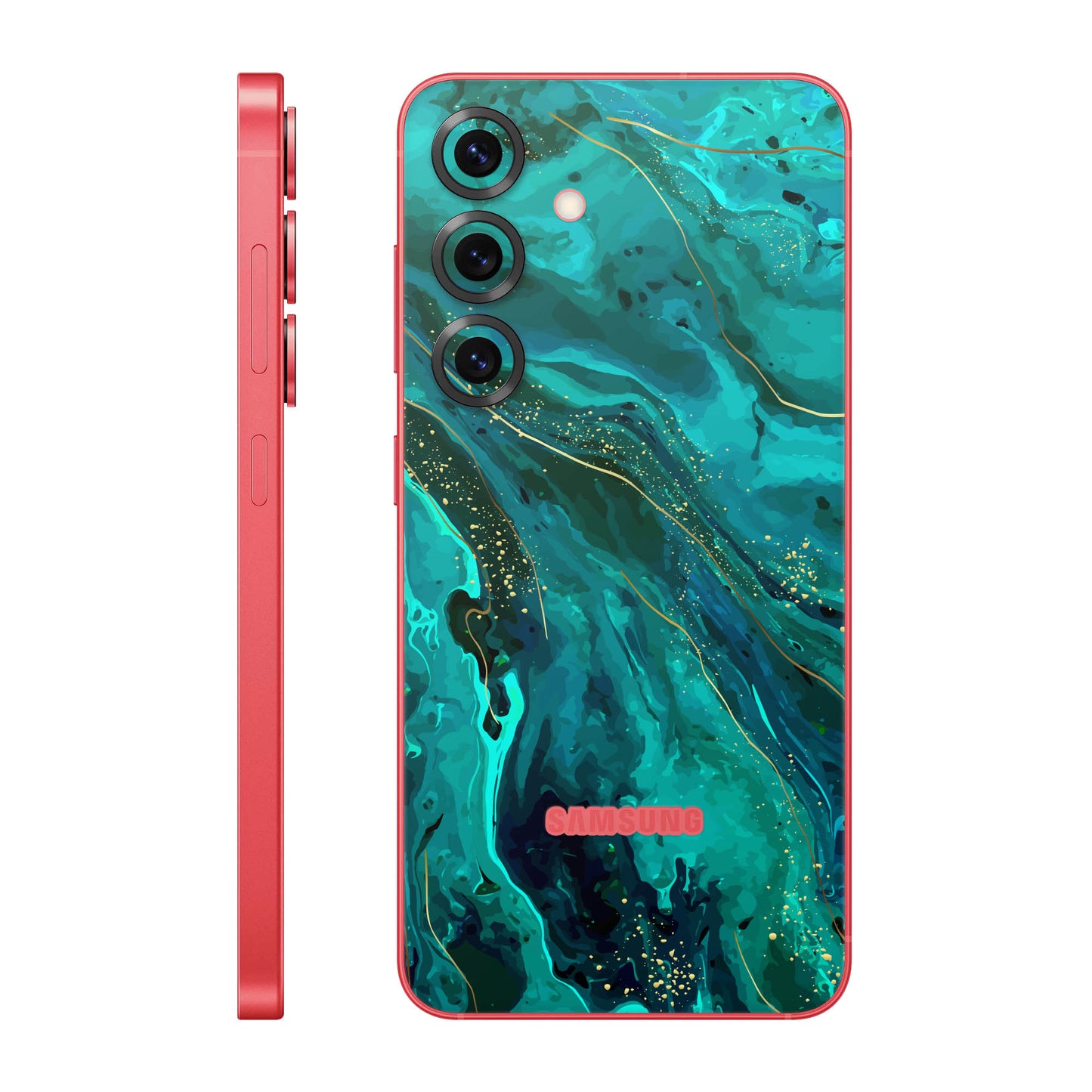 Folie de protectie Samsung Galaxy S25 Plus, eSkins Signature, Skin Celestial Lagoon