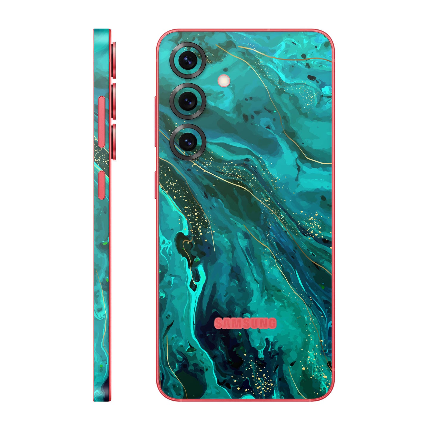Folie de protectie Samsung Galaxy S25 Plus, eSkins Signature, Skin Celestial Lagoon