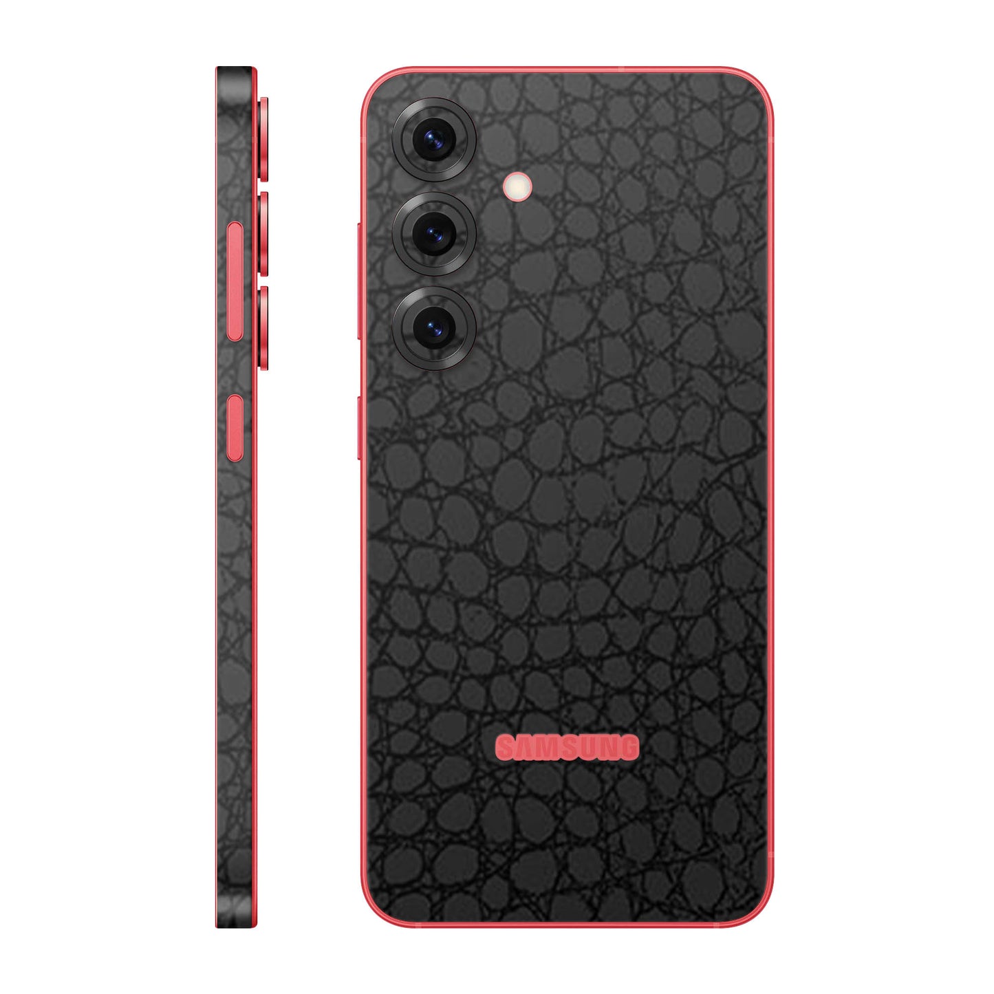 Folie de protectie Samsung Galaxy S25 Plus, eSkins Elegans, Skin Croco Negru
