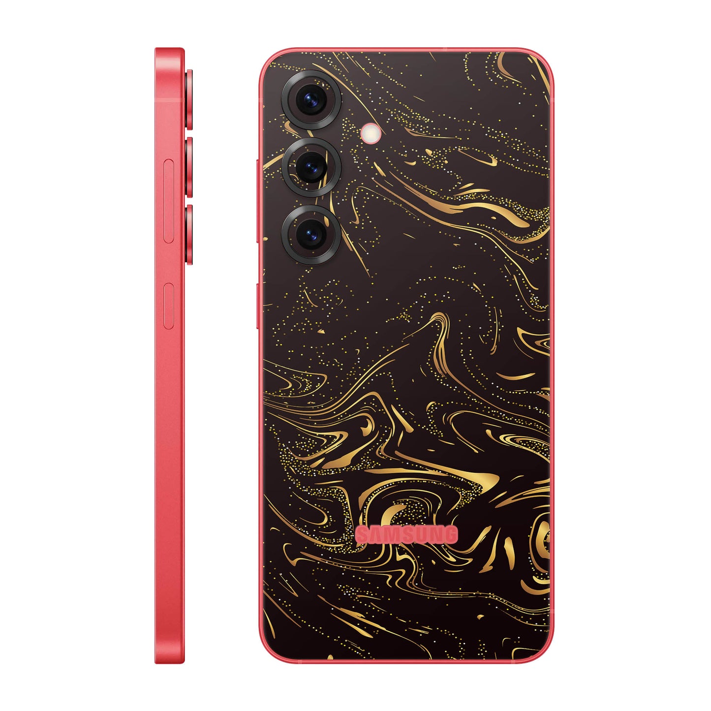Folie de protectie Samsung Galaxy S25 Plus, eSkins Signature, Golden Noir