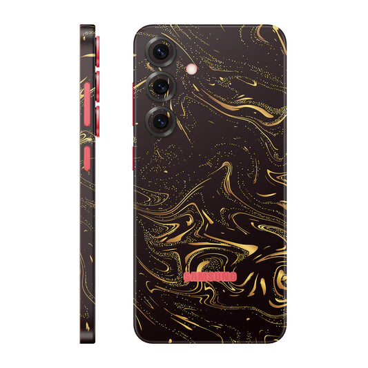 Folie de protectie Samsung Galaxy S25 Plus, eSkins Signature, Golden Noir
