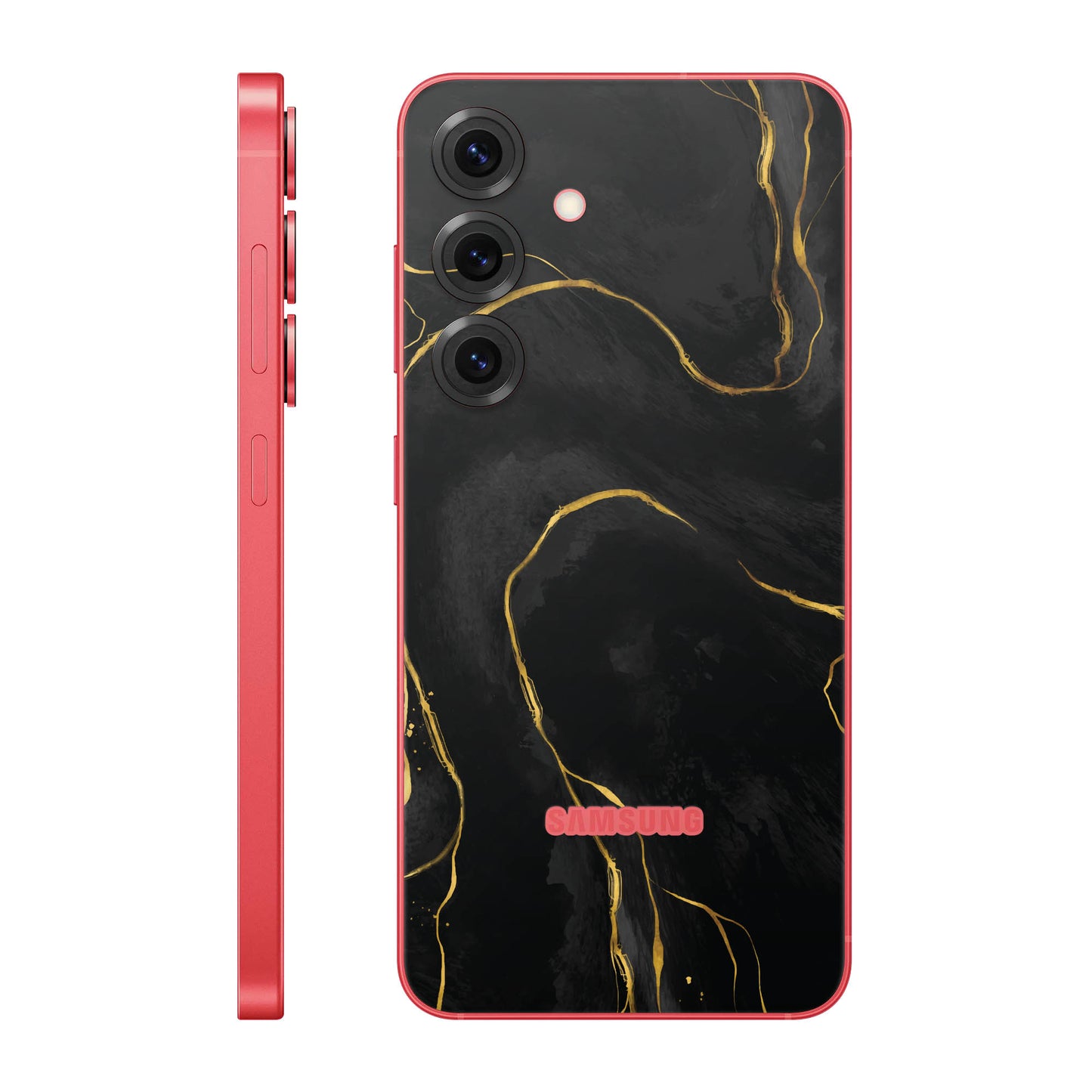 Folie de protectie Samsung Galaxy S25 Plus, eSkins Signature, Skin Golden Onyx