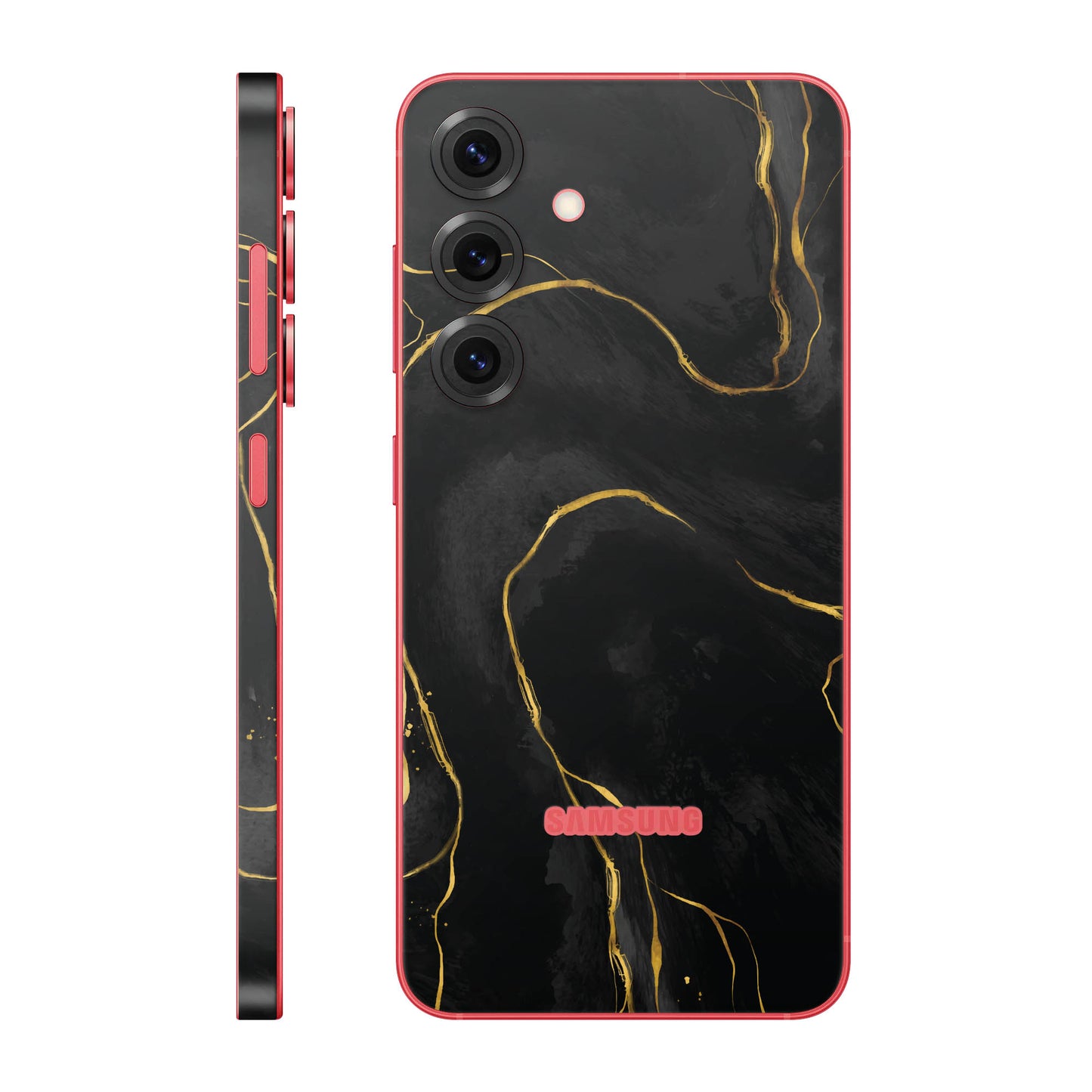 Folie de protectie Samsung Galaxy S25 Plus, eSkins Signature, Skin Golden Onyx