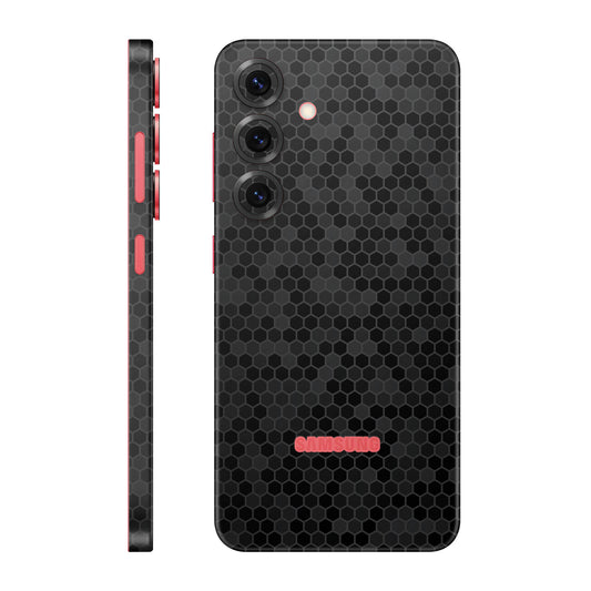 Folie de protectie Samsung Galaxy S25 Plus, eSkins Elegans, Skin Honeycomb Negru