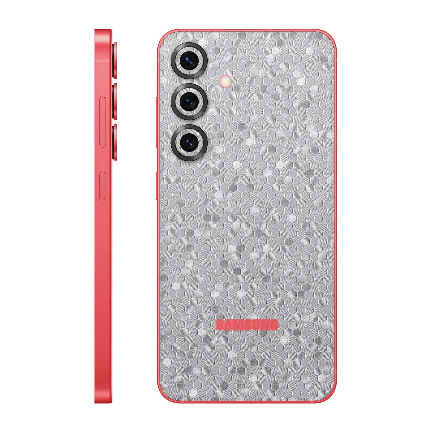 Folie de protectie Samsung Galaxy S25 Plus, eSkins Elegans, Skin Honeycomb Gri