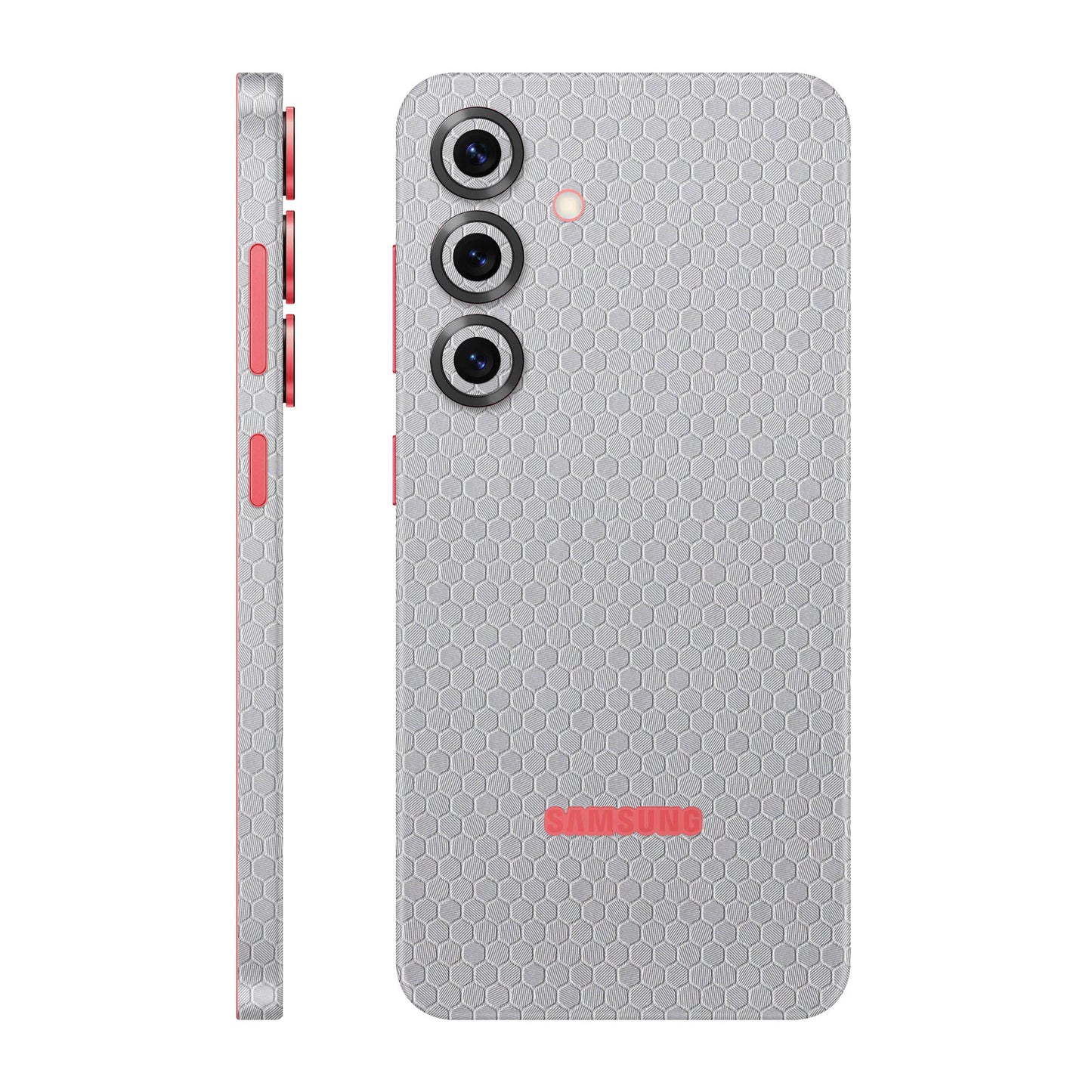 Folie de protectie Samsung Galaxy S25 Plus, eSkins Elegans, Skin Honeycomb Gri