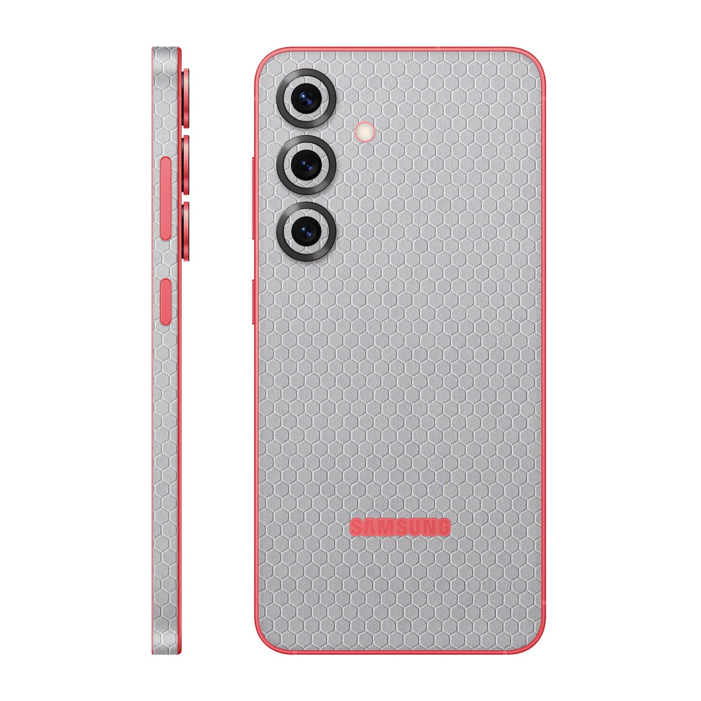 Folie de protectie Samsung Galaxy S25 Plus, eSkins Elegans, Skin Honeycomb Gri