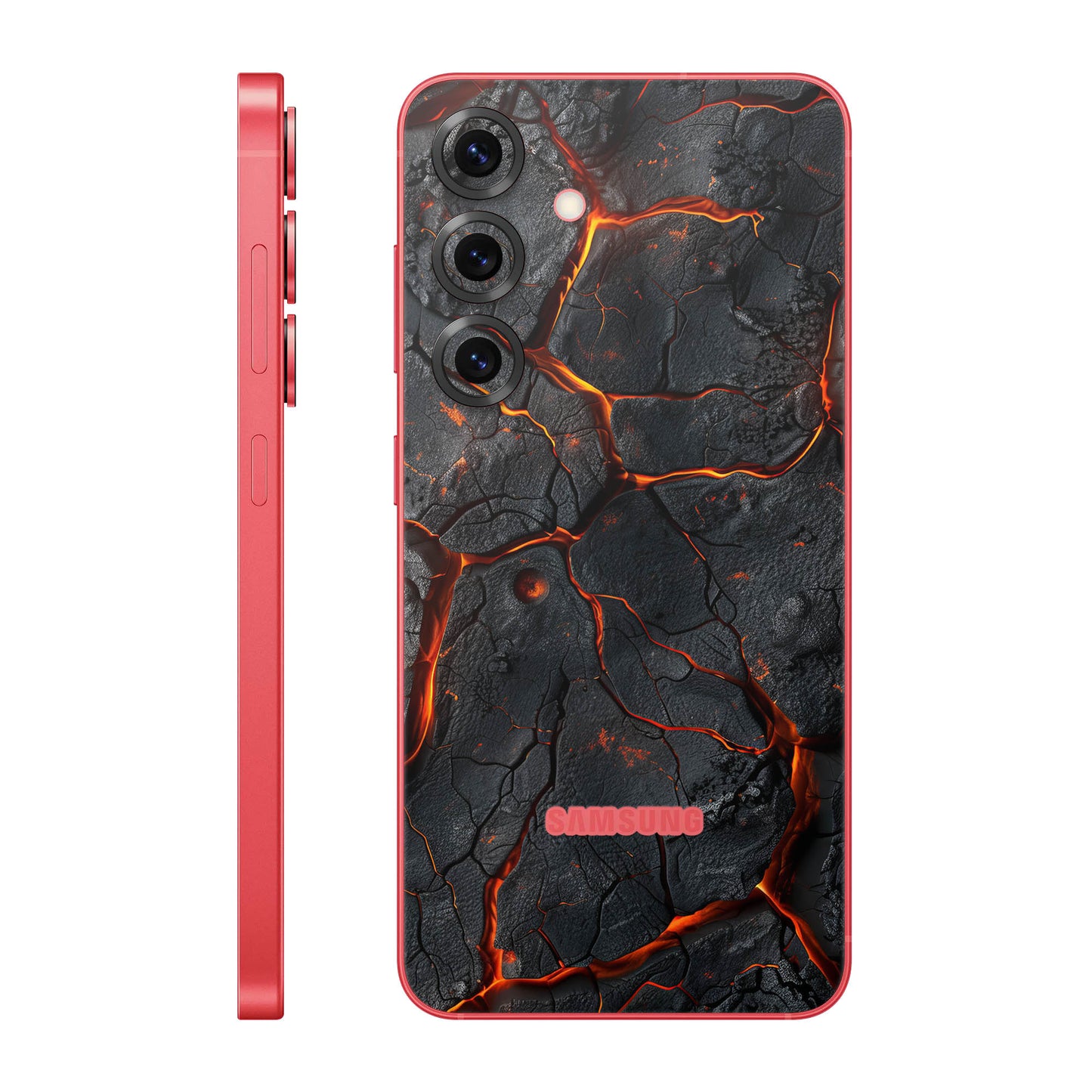 Folie de protectie Samsung Galaxy S25 Plus, eSkins Signature, Skin Inferno Crust