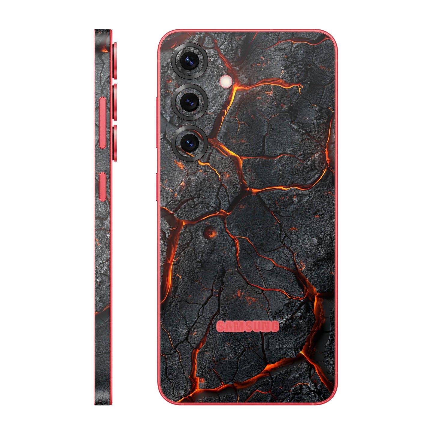 Folie de protectie Samsung Galaxy S25 Plus, eSkins Signature, Skin Inferno Crust