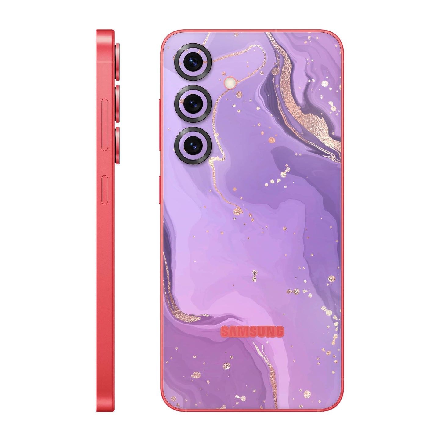 Folie de protectie Samsung Galaxy S25 Plus, eSkins Signature, Skin Lavender Swirl