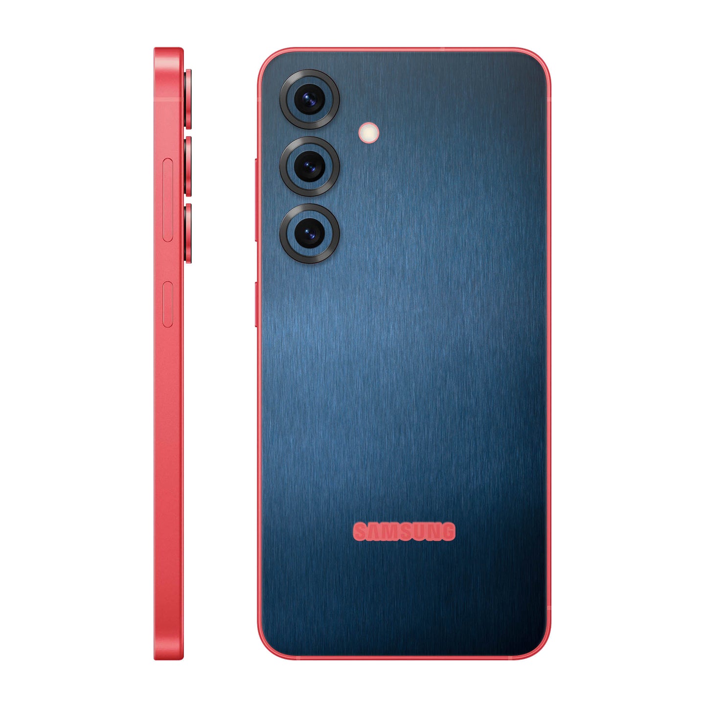 Folie de protectie Samsung Galaxy S25 Plus, eSkins Elegans, Skin Metalic Albastru