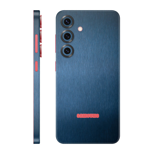 Folie de protectie Samsung Galaxy S25 Plus, eSkins Elegans, Skin Metalic Albastru