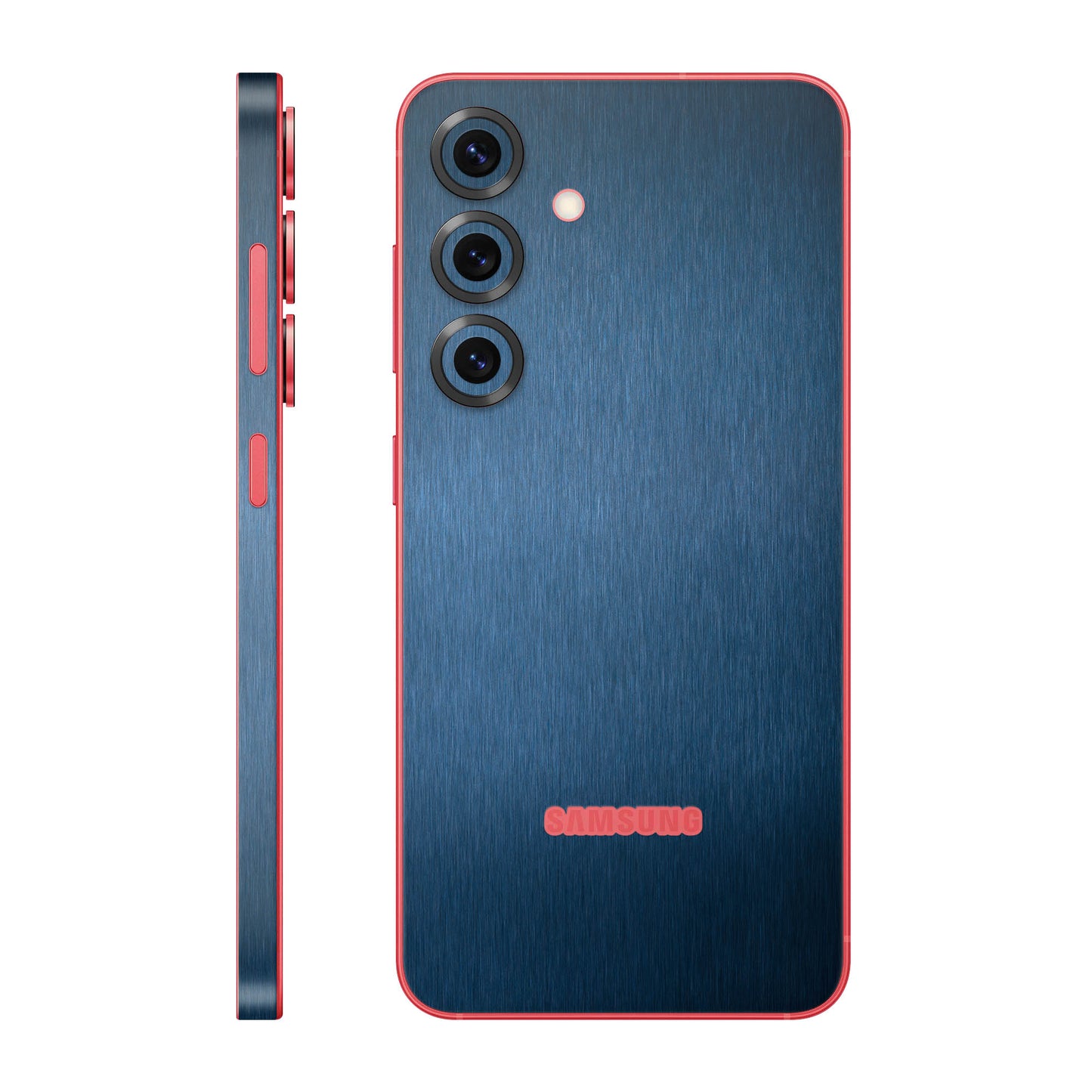 Folie de protectie Samsung Galaxy S25 Plus, eSkins Elegans, Skin Metalic Albastru