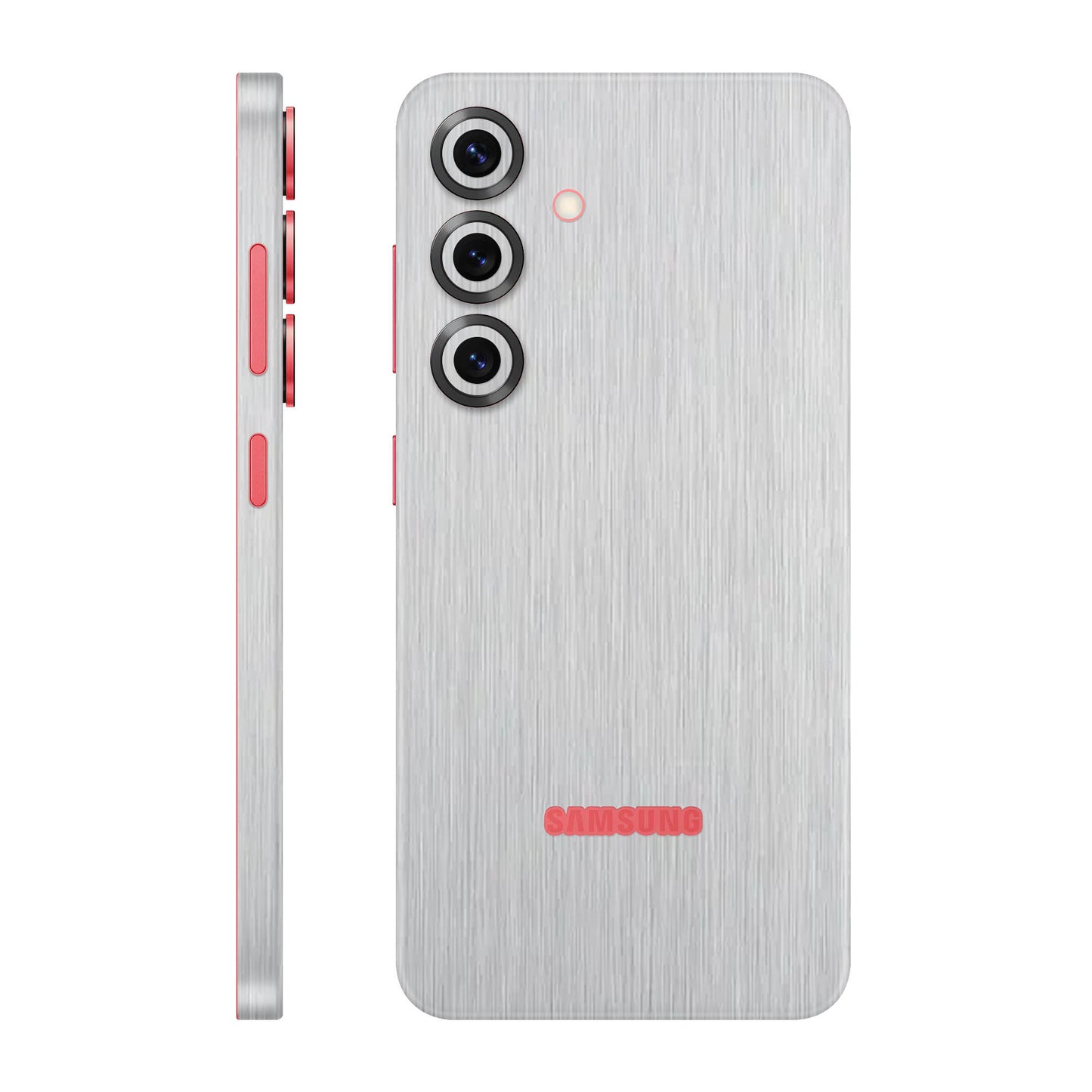 Folie de protectie Samsung Galaxy S25 Plus, eSkins Elegans, Skin Metalic Gri