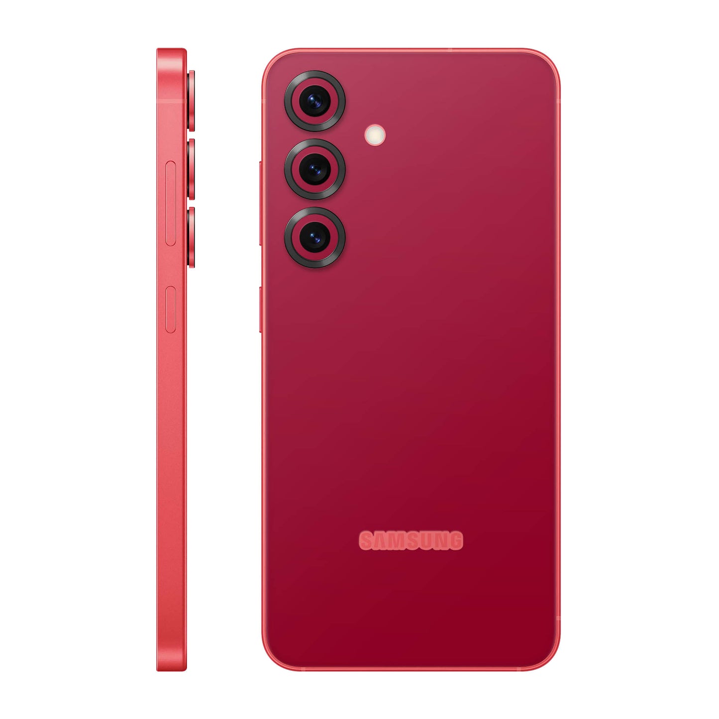 Folie de protectie Samsung Galaxy S25 Plus, eSkins Unique, Skin Mat Rosu