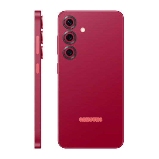 Folie de protectie Samsung Galaxy S25 Plus, eSkins Unique, Skin Mat Rosu