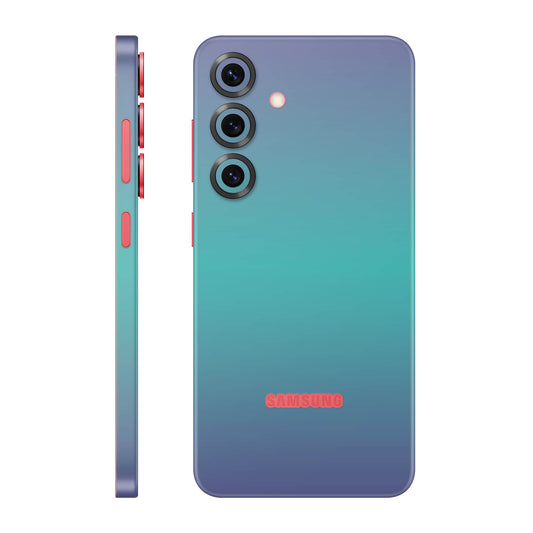 Folie de protectie Samsung Galaxy S25 Plus, eSkins Unique, Skin Cameleon Turcoaz-Lavanda