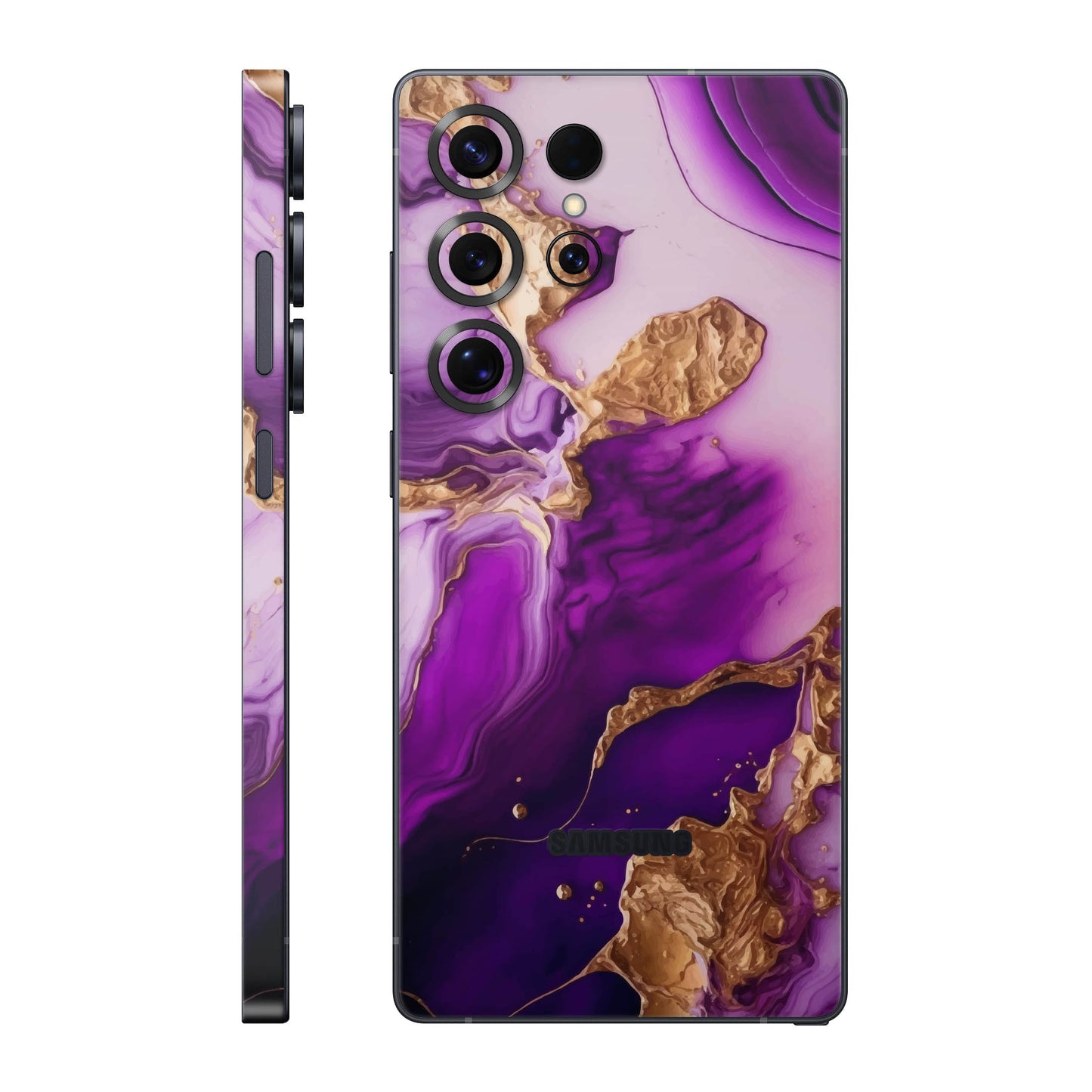 Folie de protectie Samsung Galaxy S25 Ultra, eSkins Signature, Skin Amethyst Dream