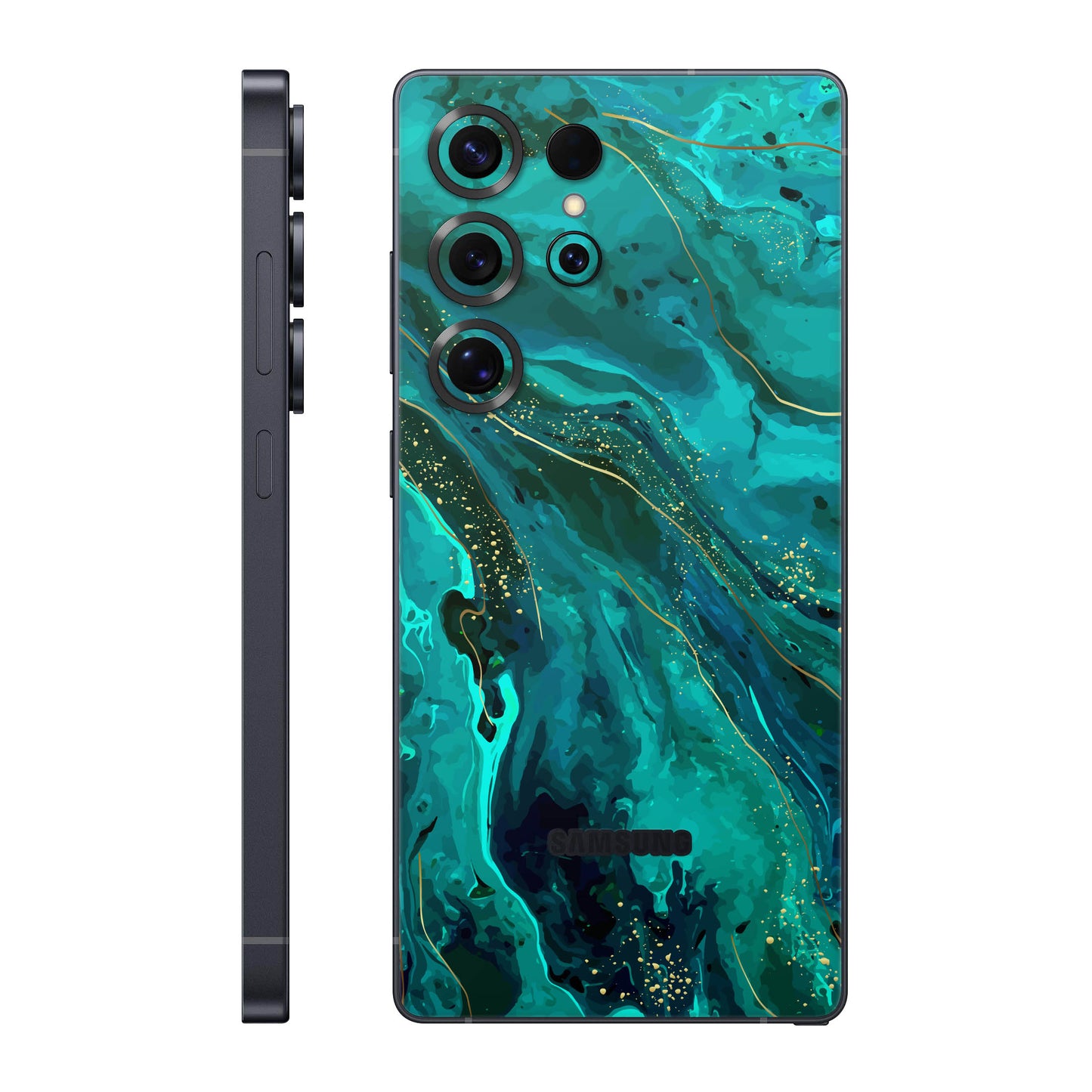 Folie de protectie Samsung Galaxy S25 Ultra, eSkins Signature, Skin Celestial Lagoon
