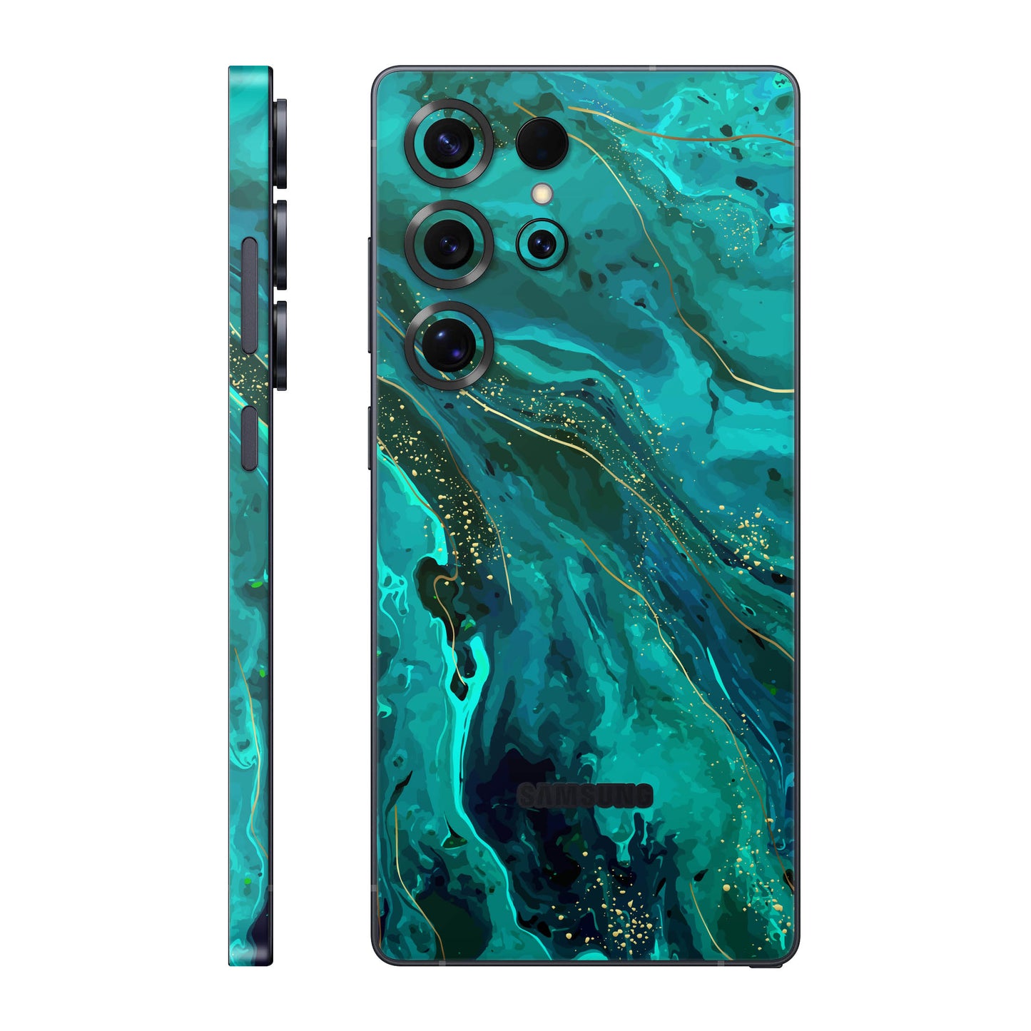 Folie de protectie Samsung Galaxy S25 Ultra, eSkins Signature, Skin Celestial Lagoon