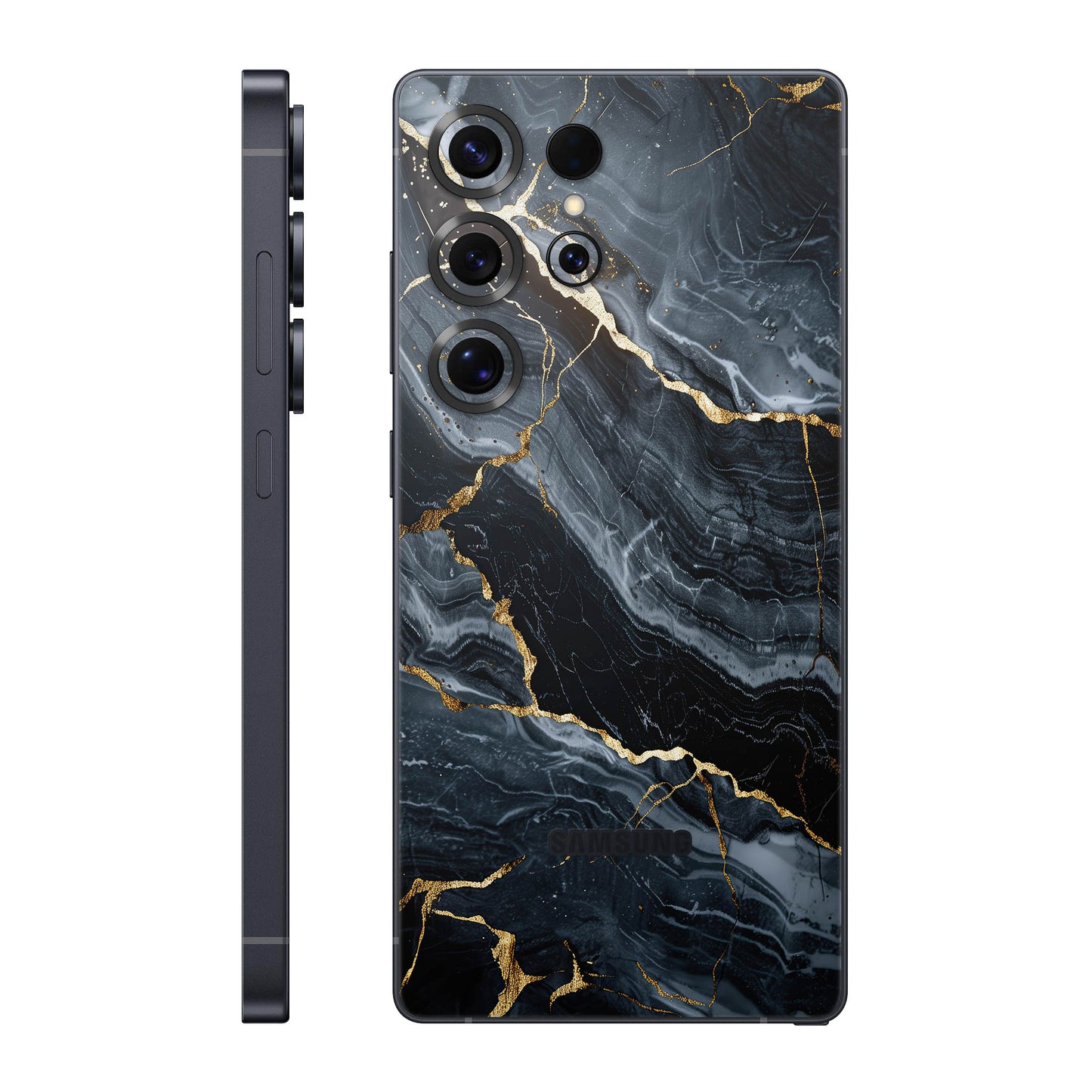 Folie de protectie Samsung Galaxy S25 Ultra, eSkins Signature, Skin Gilded Abyss
