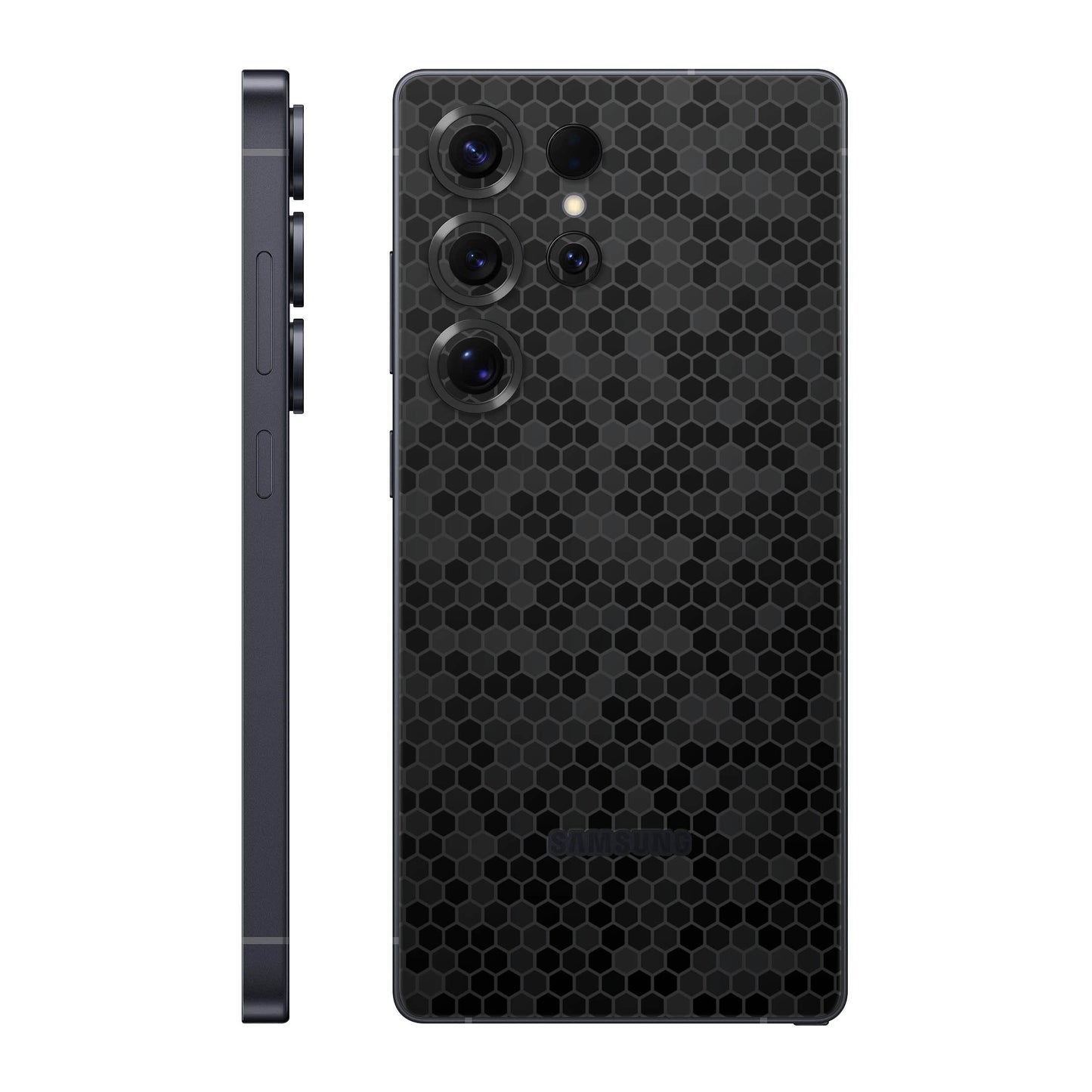 Folie de protectie Samsung Galaxy S25 Ultra, eSkins Elegans, Skin Honeycomb Negru