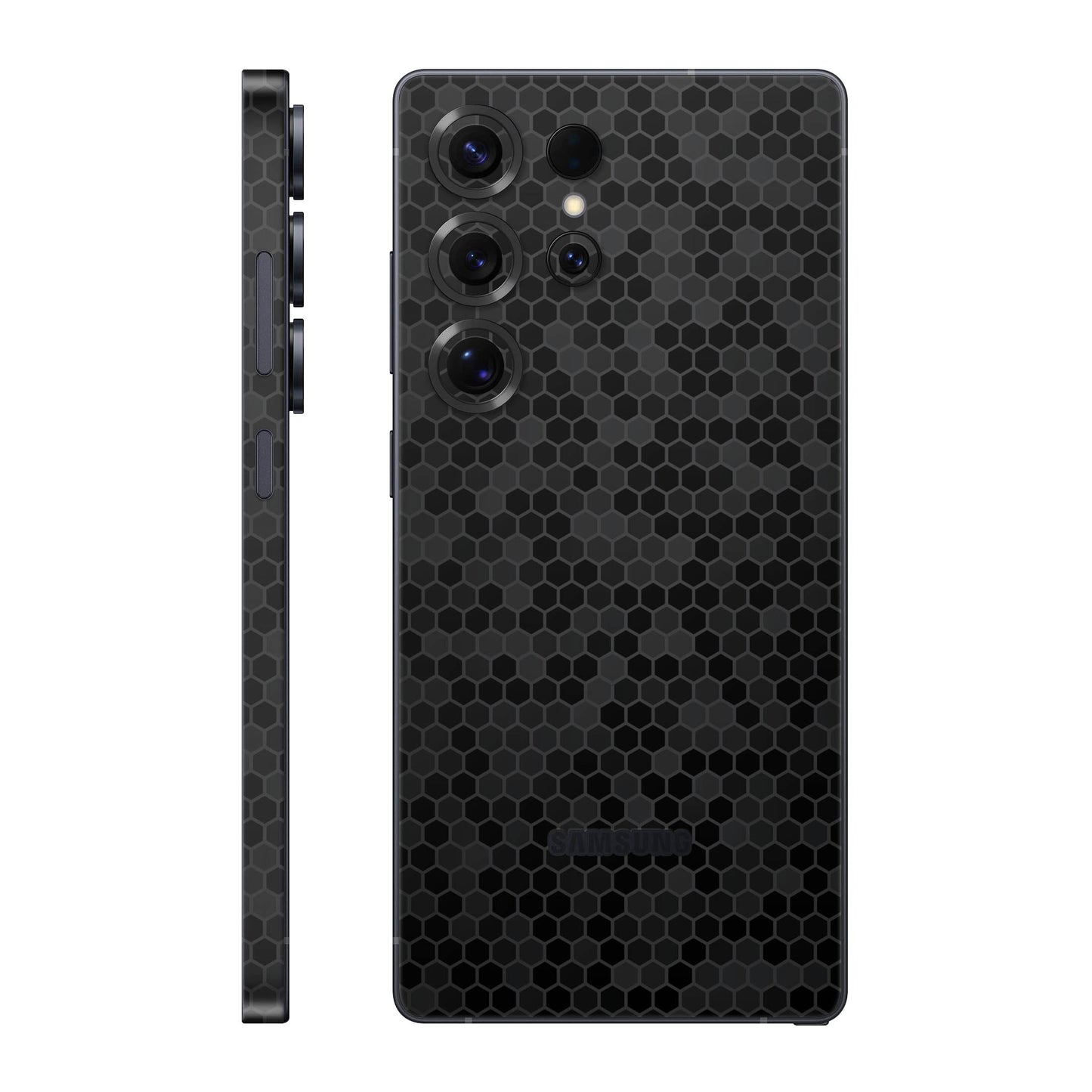 Folie de protectie Samsung Galaxy S25 Ultra, eSkins Elegans, Skin Honeycomb Negru
