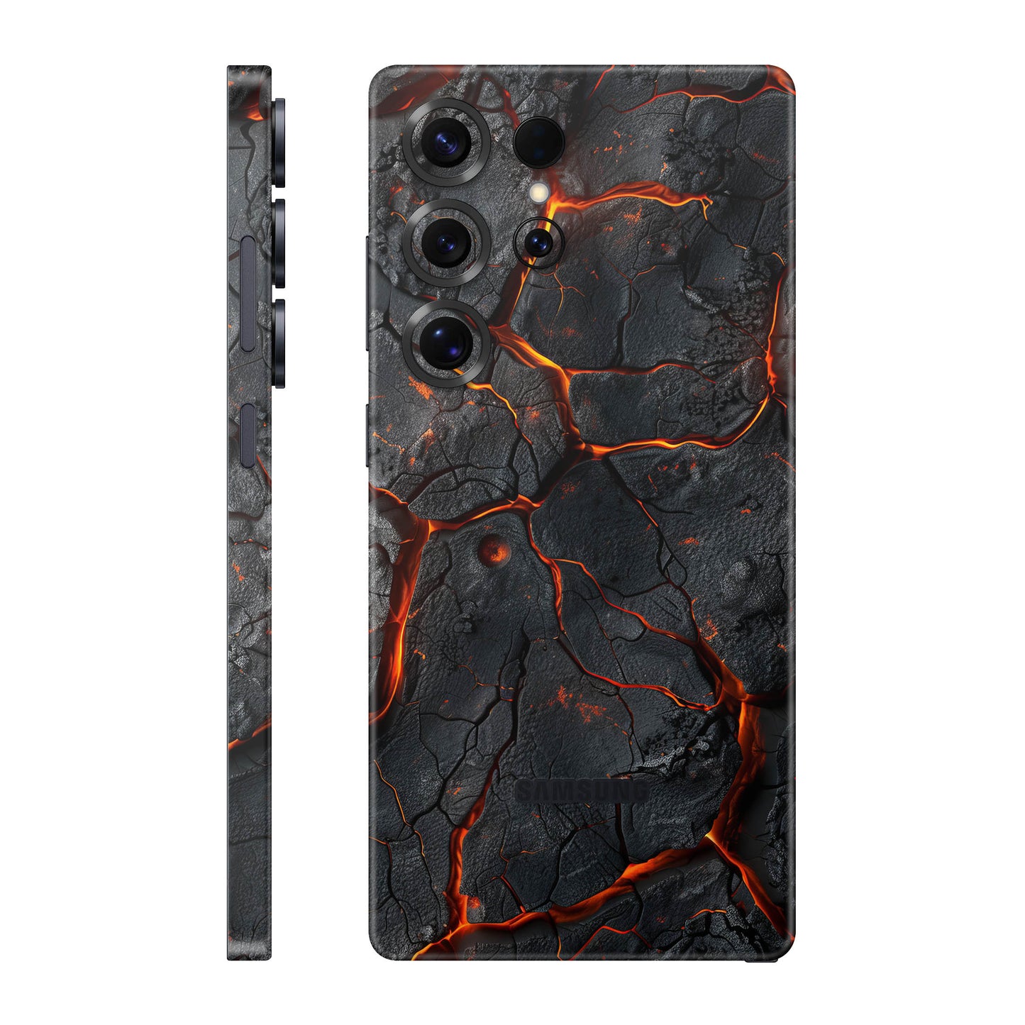 Folie de protectie Samsung Galaxy S25 Ultra, eSkins Signature, Skin Inferno Crust