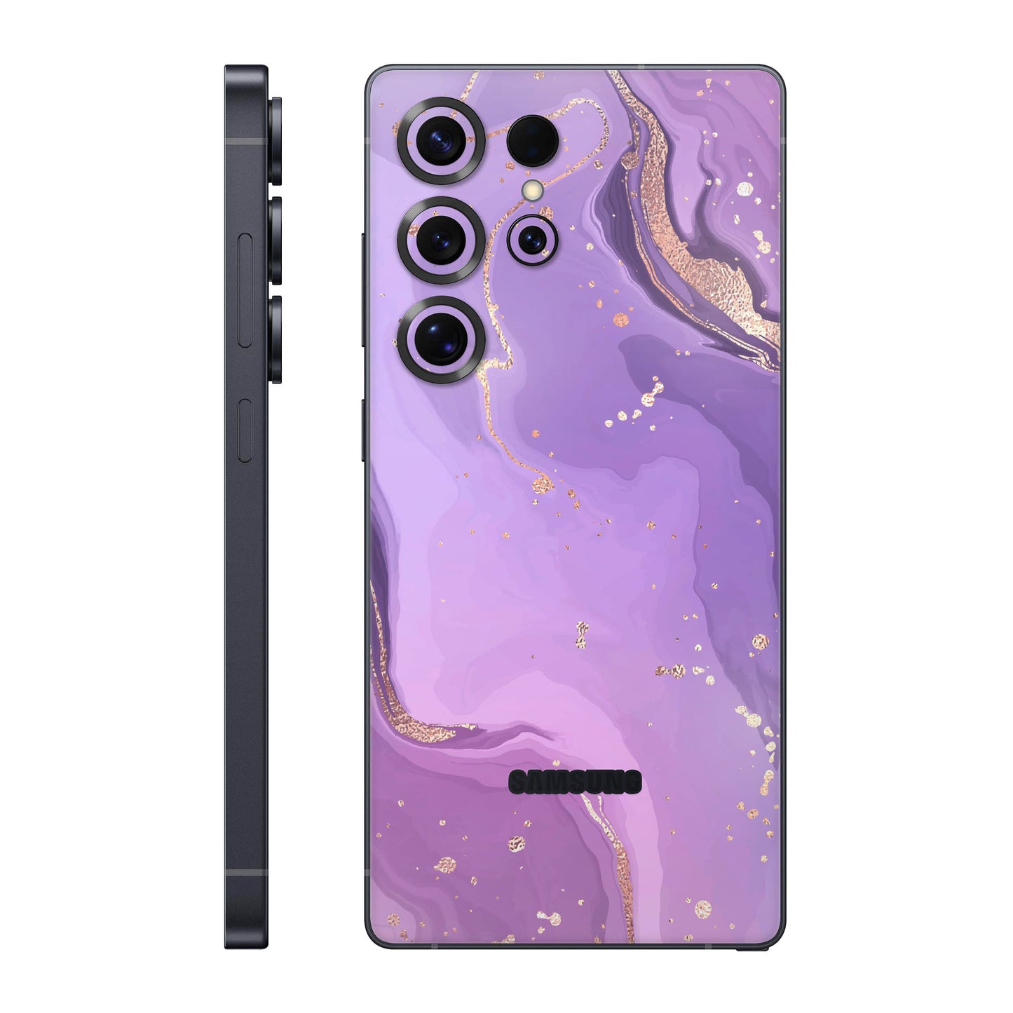 Folie de protectie Samsung Galaxy S25 Ultra, eSkins Signature, Skin Lavender Swirl