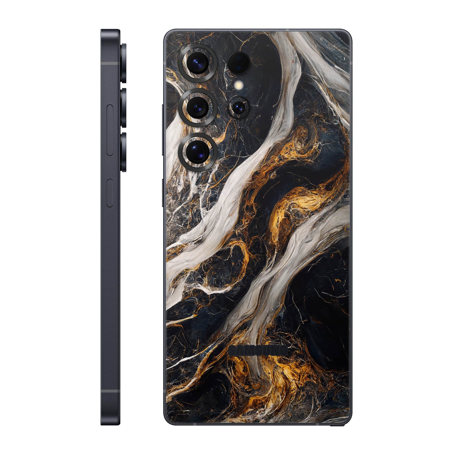 Folie de protectie Samsung Galaxy S25 Ultra, eSkins Signature, Skin Luxe Nebula