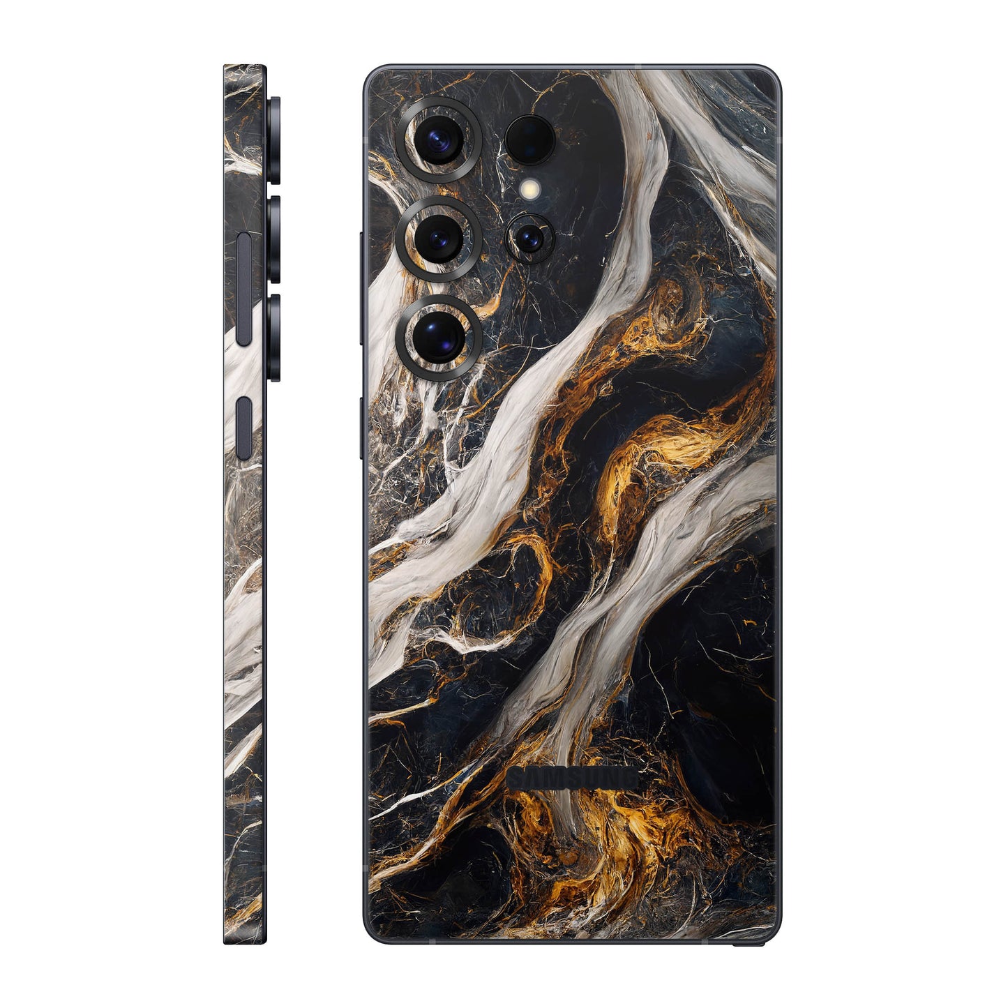 Folie de protectie Samsung Galaxy S25 Ultra, eSkins Signature, Skin Luxe Nebula