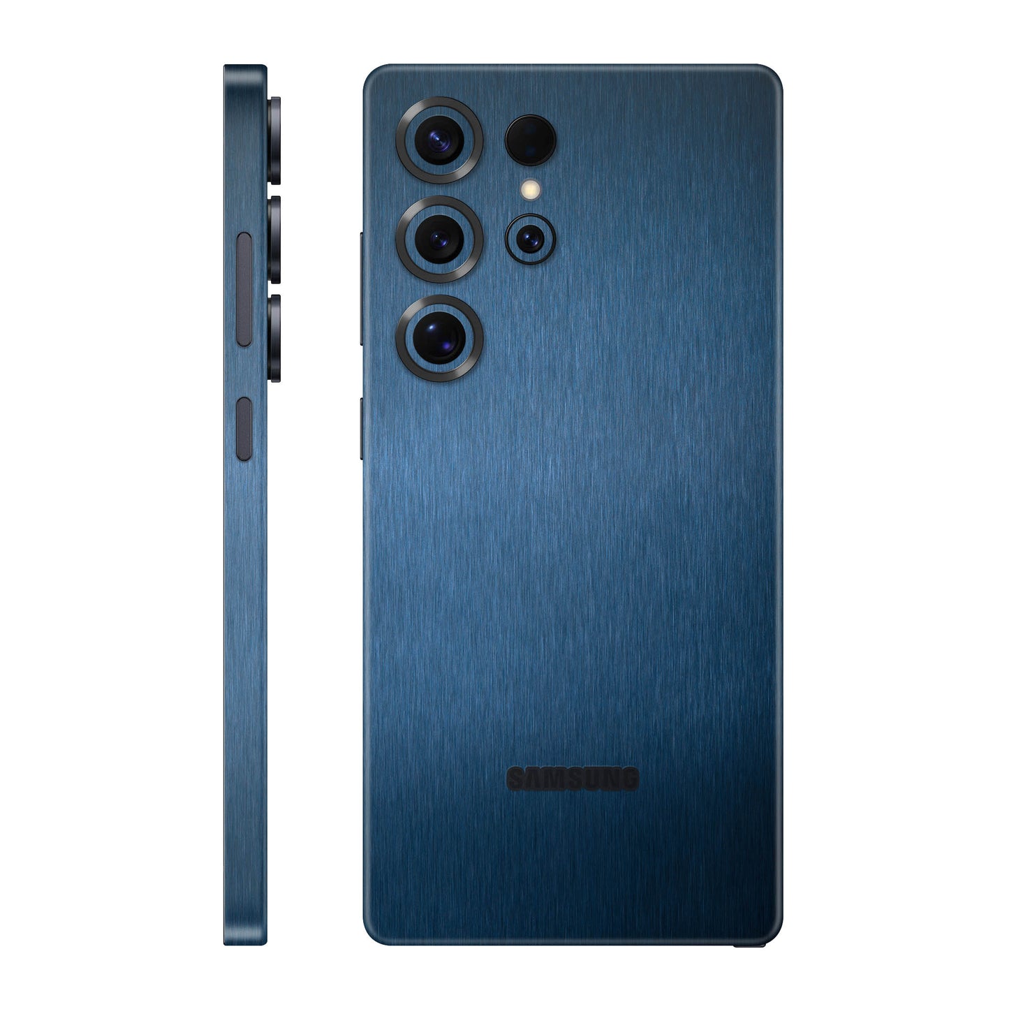 Folie de protectie Samsung Galaxy S25 Ultra, eSkins Elegans, Skin Metalic Albastru
