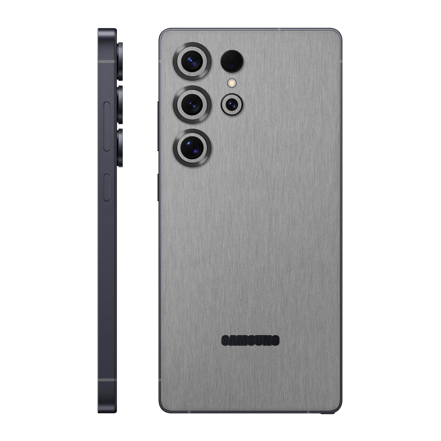 Folie de protectie Samsung Galaxy S25 Ultra, eSkins Elegans, Skin Metalic Grafit