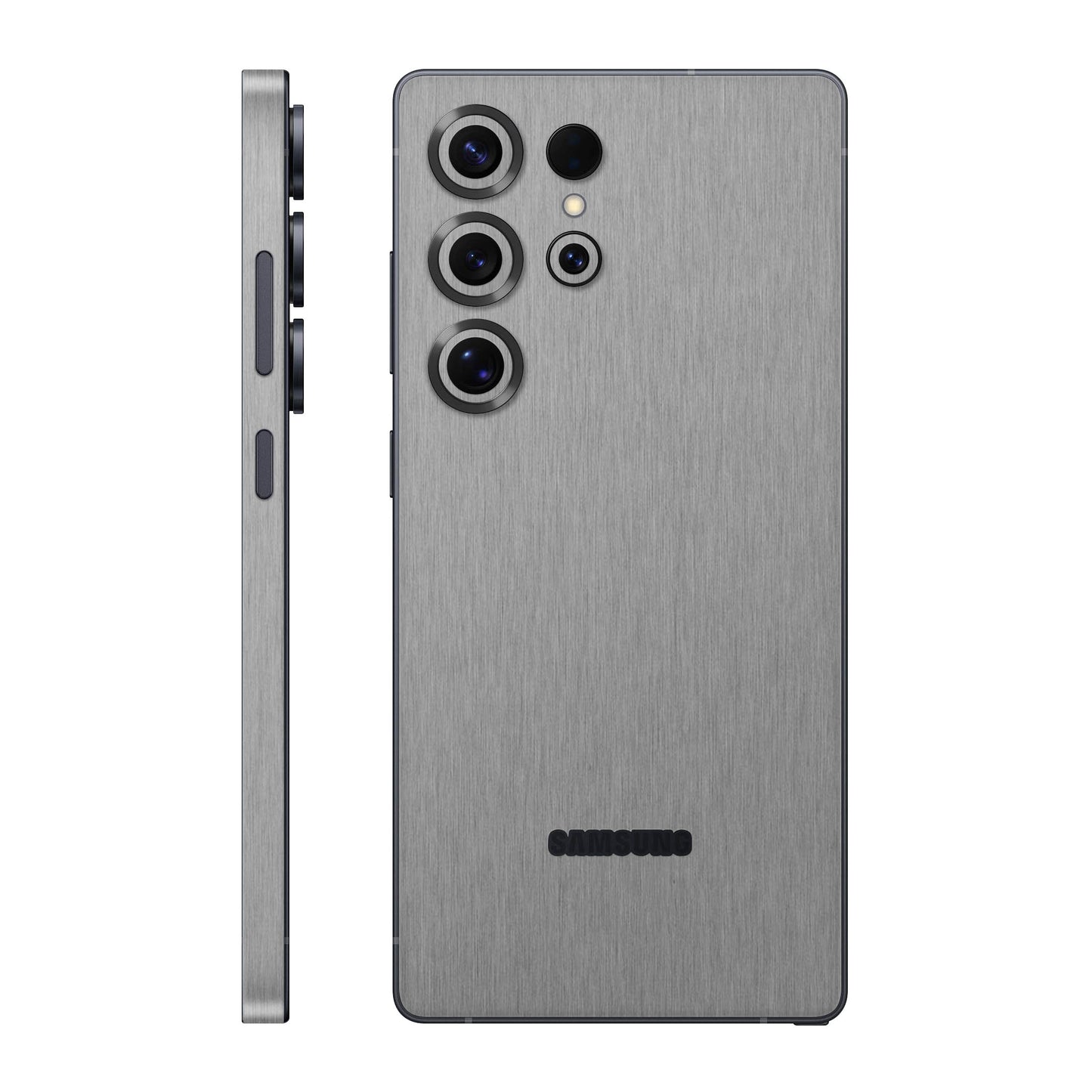 Folie de protectie Samsung Galaxy S25 Ultra, eSkins Elegans, Skin Metalic Grafit