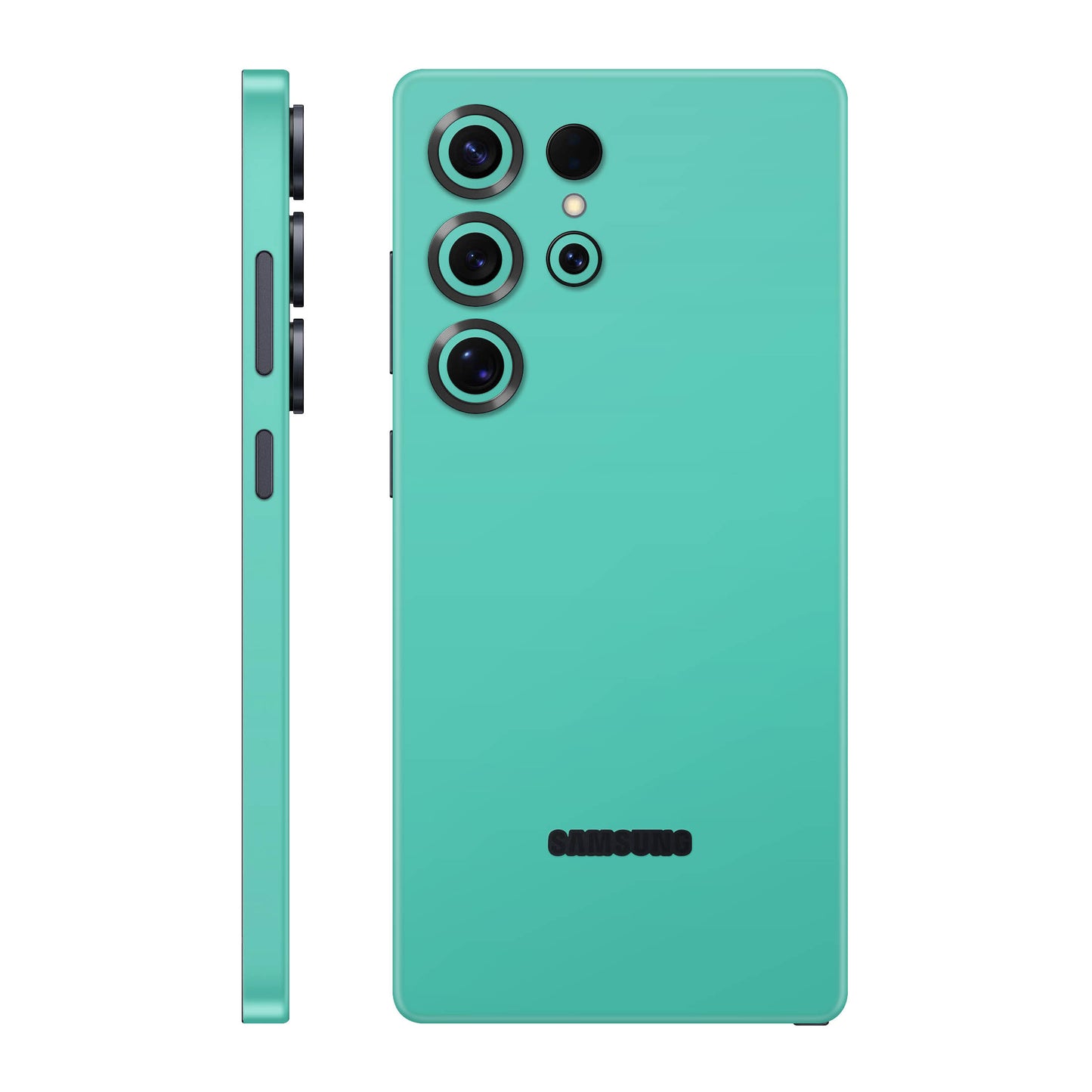 Folie de protectie Samsung Galaxy S25 Ultra, eSkins Unique, Skin Mat Verde Menta