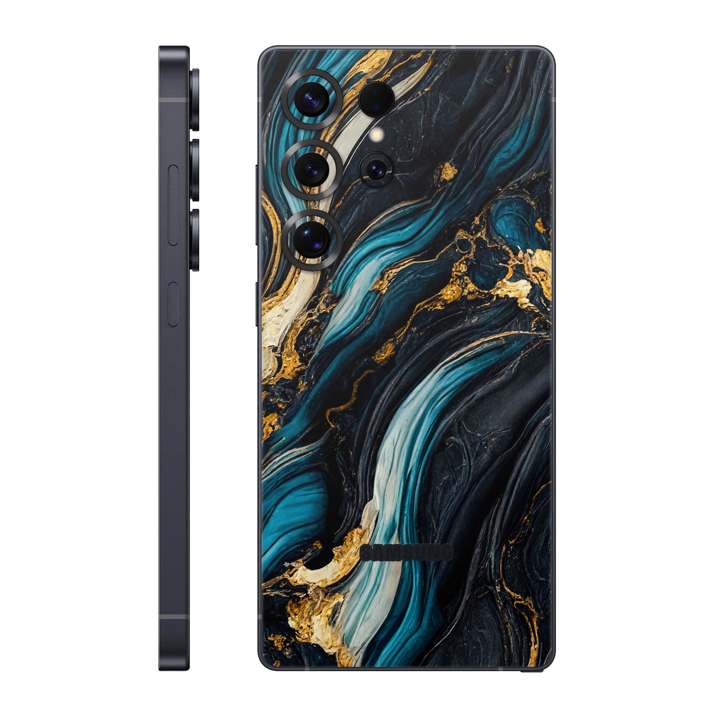 Folie de protectie Samsung Galaxy S25 Ultra, eSkins Signature, Mystic Ocean