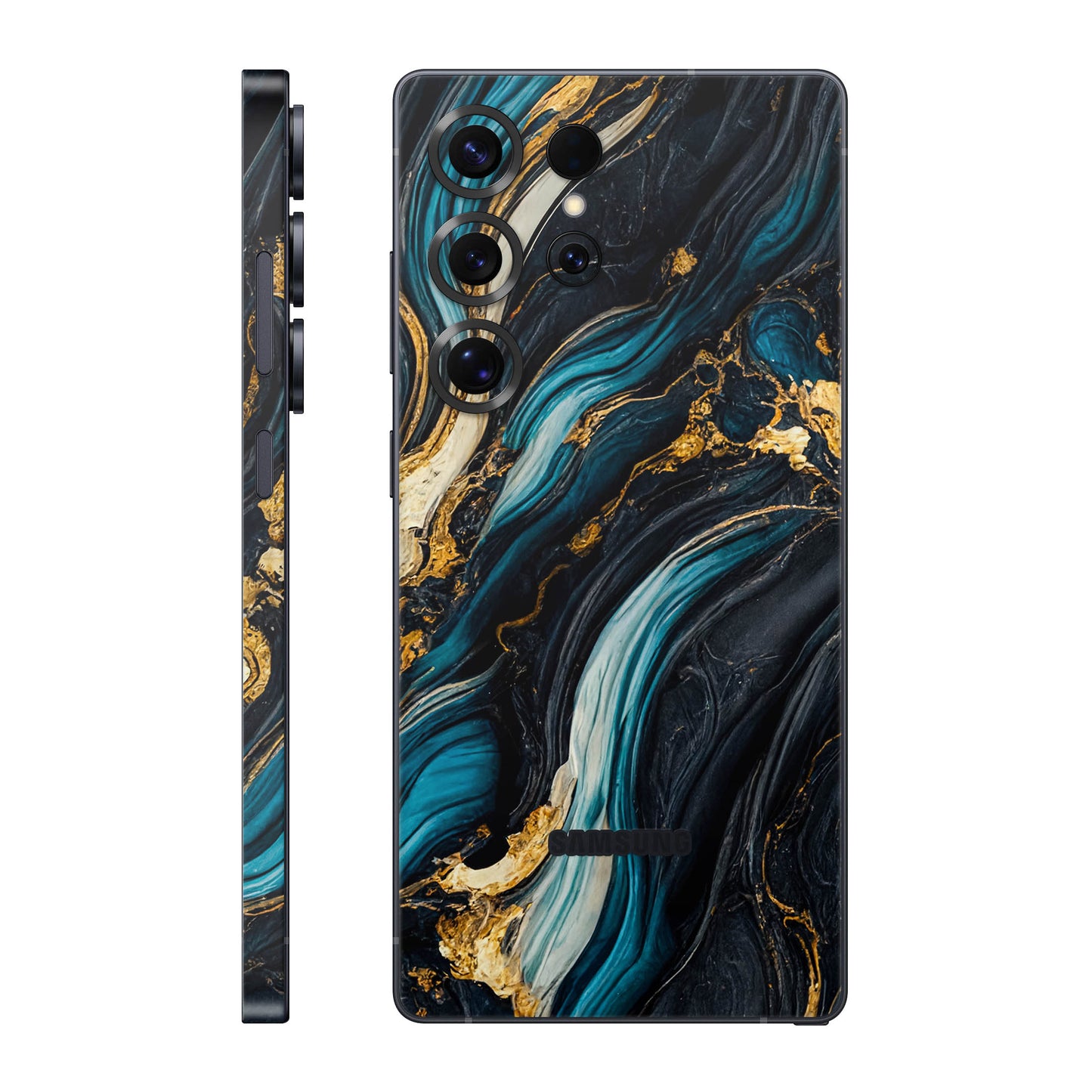 Folie de protectie Samsung Galaxy S25 Ultra, eSkins Signature, Mystic Ocean