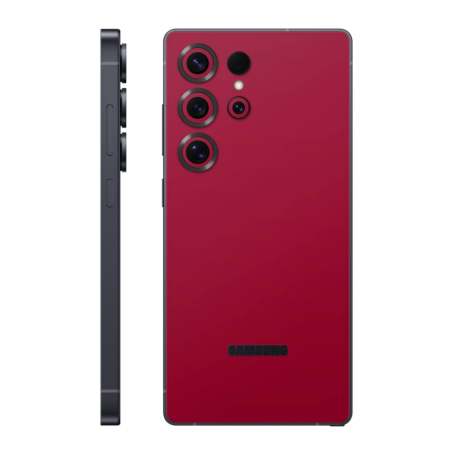 Folie de protectie Samsung Galaxy S25 Ultra, eSkins Unique, Skin Mat Rosu