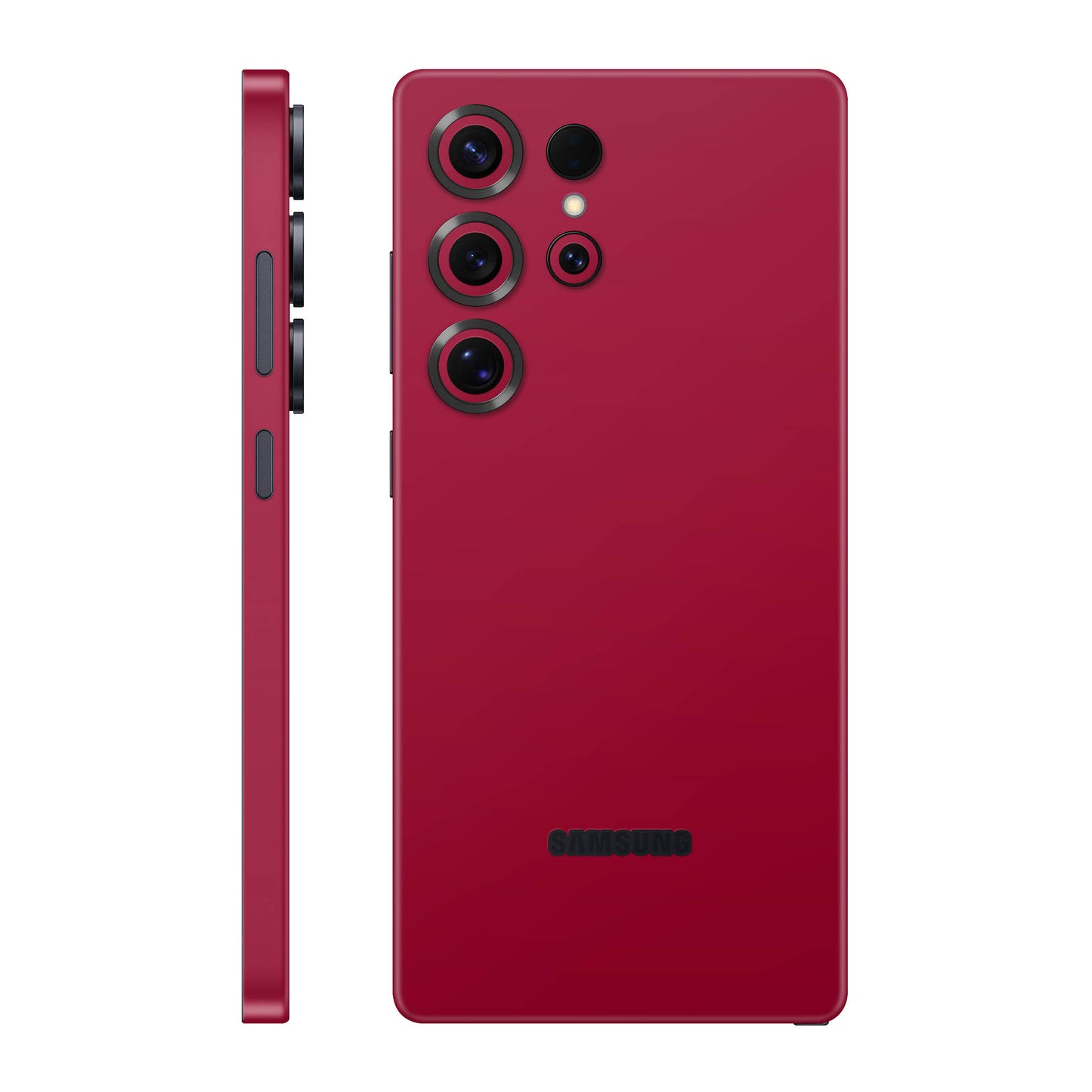 Folie de protectie Samsung Galaxy S25 Ultra, eSkins Unique, Skin Mat Rosu