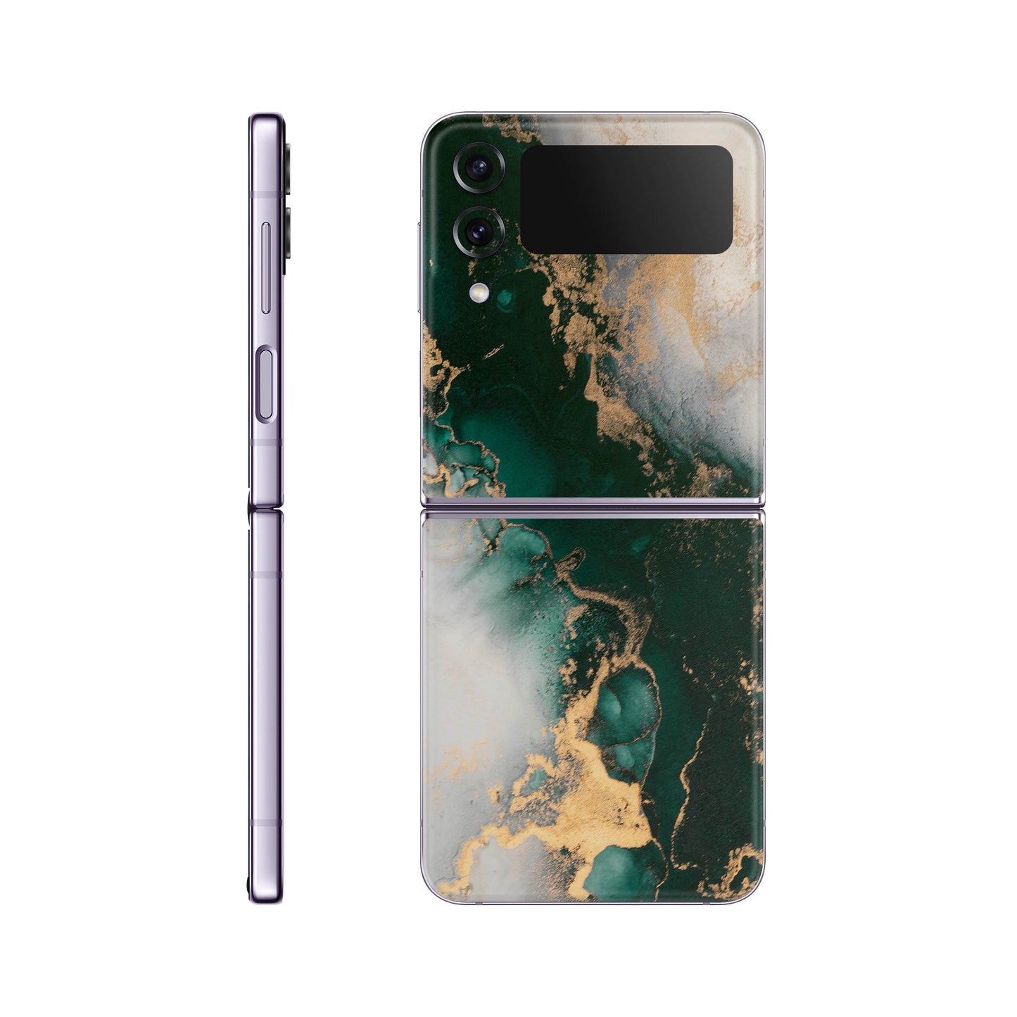 Folie de protectie Samsung Galaxy Z Flip 4, eSkins Signature, Forest Mist
