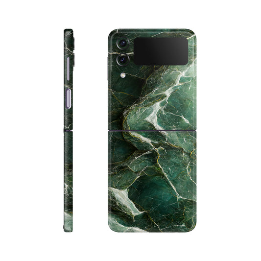 Folie de protectie Samsung Galaxy Z Flip 4, eSkins Signature, Mystic Emerald