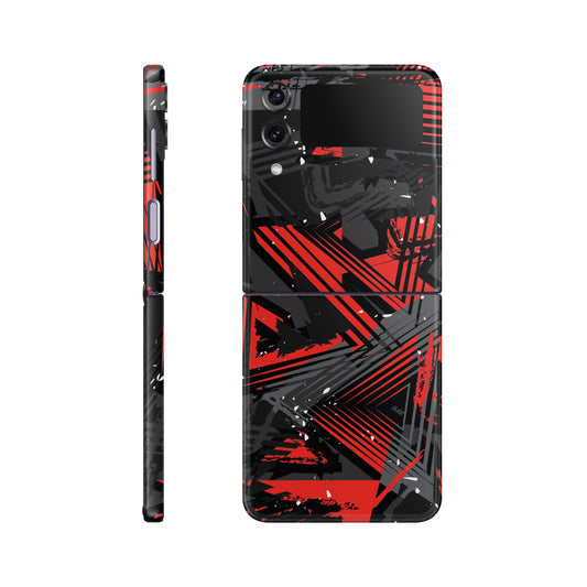 Folie de protectie Samsung Galaxy Z Flip 4, eSkins Signature, Skin Urban Assault